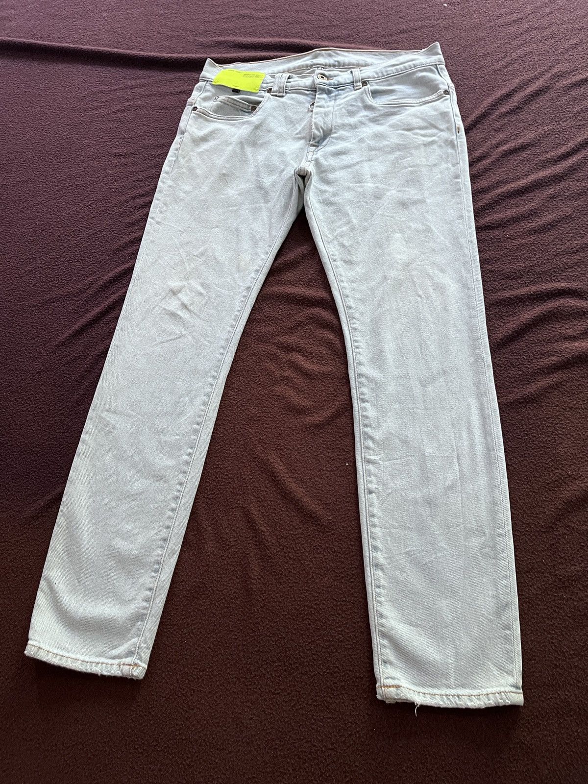 Off-White OFF WHITE VIRGIL ABLOH DISTRESSED DENIM Size US 31 - 3 Thumbnail