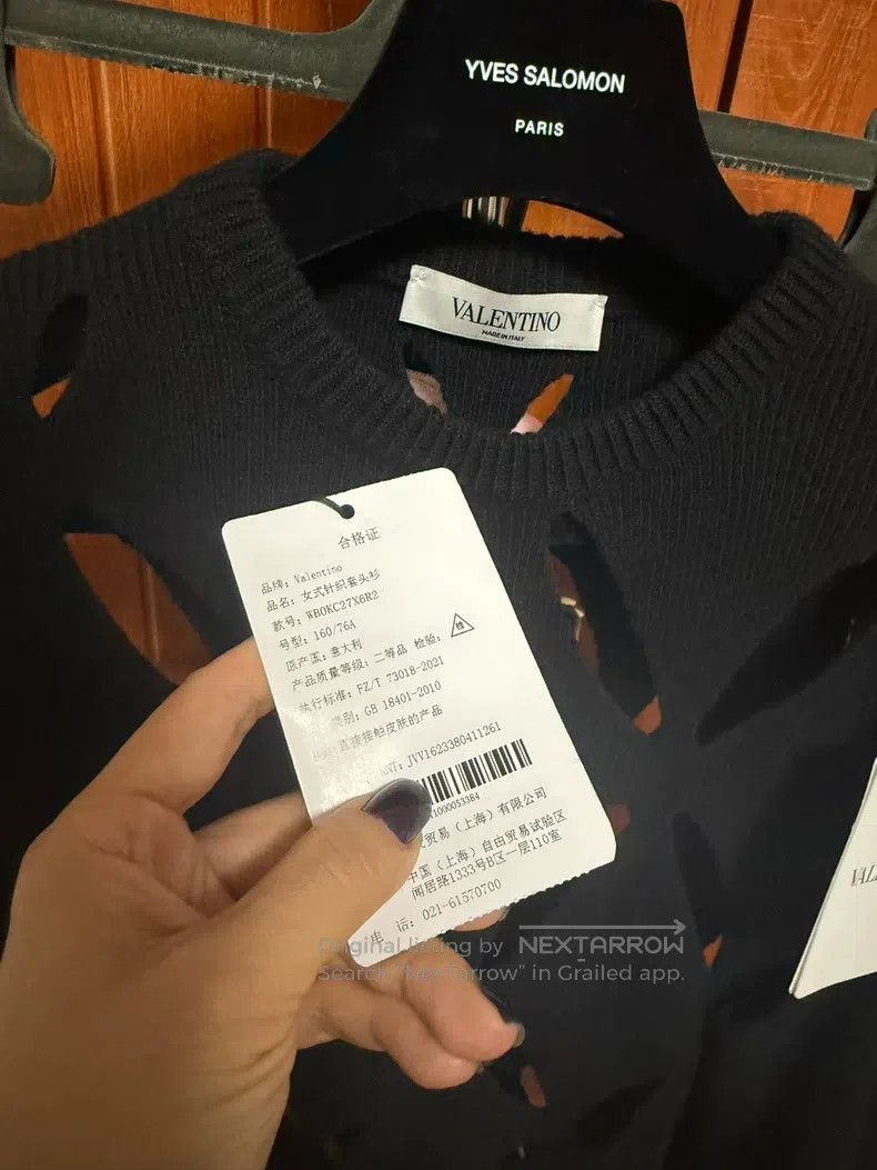Valentino Valentino Cut-out sweater Size S / US 4 / IT 40 - 2 Thumbnail