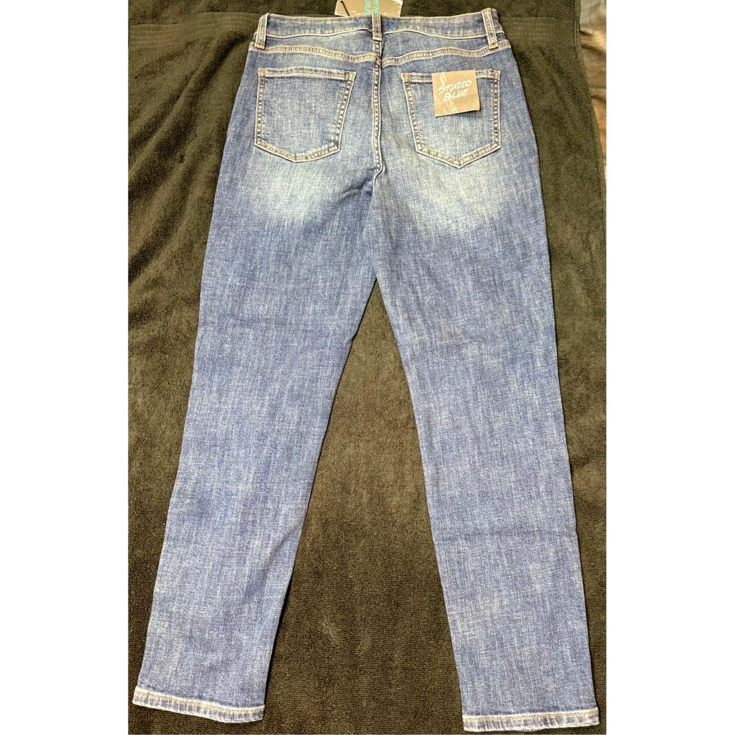 Other Studio Blue Straight Jeans Clean Double Vision 29 Size 29" - 8 Thumbnail