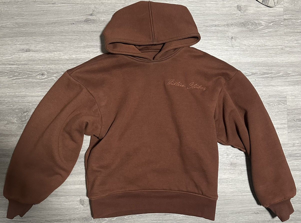 Thirteen Studios Thirteen Studio Brown Acid Hoodie with irreversible sides Size US M / EU 48-50 / 2 - 4 Thumbnail