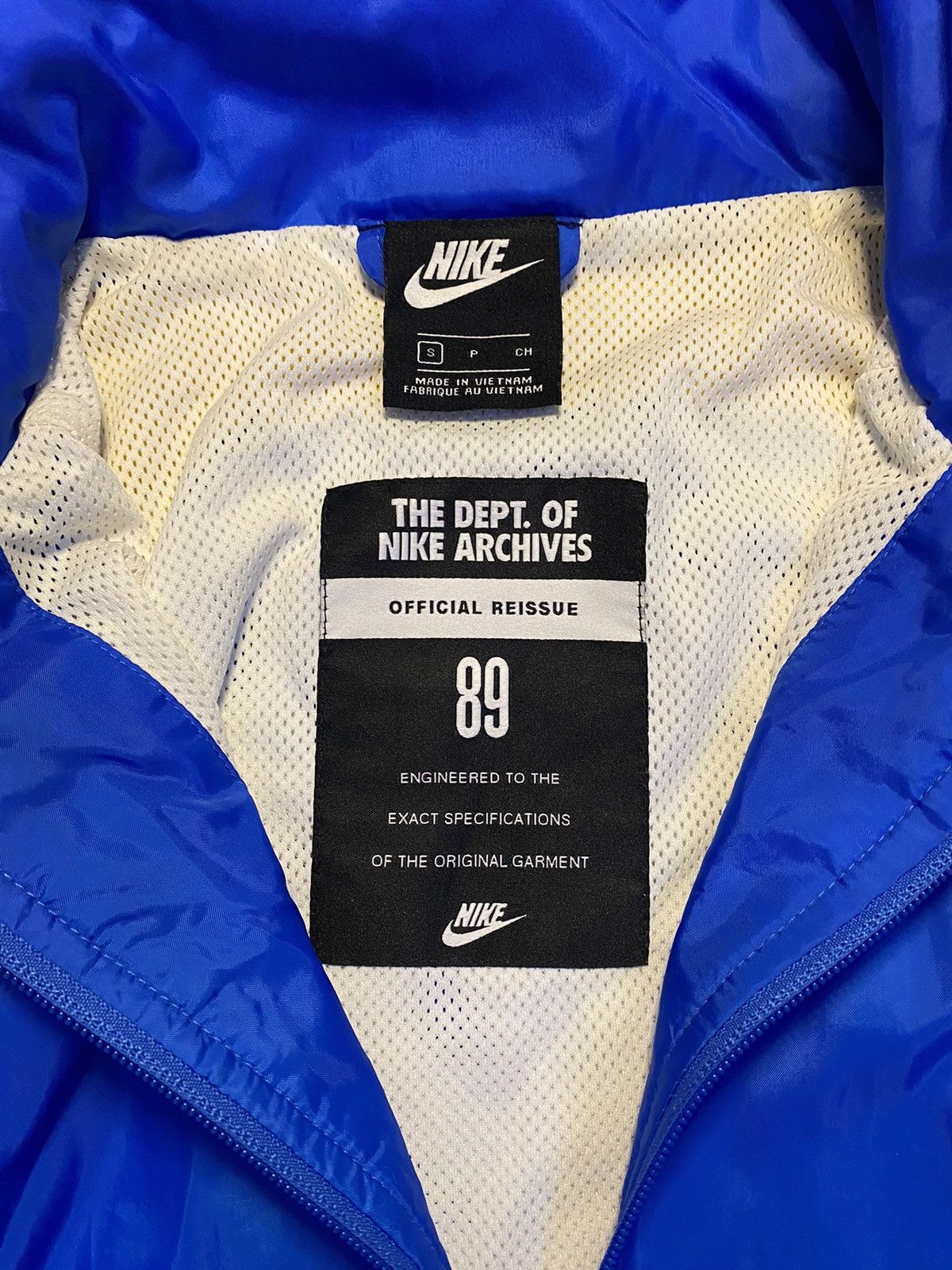 Nike Retro Dept. of Nike Archives 89 Reissue Nylon Jacket Size US S / EU 44-46 / 1 - 4 Thumbnail