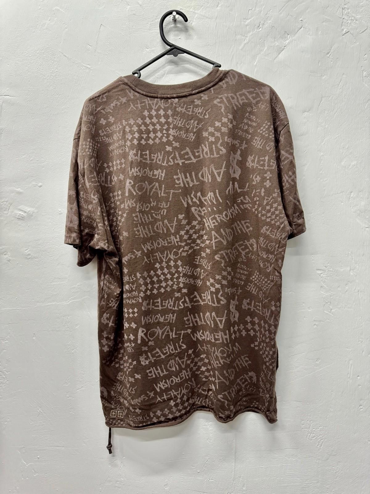 Ksubi new ksubi tee t-shirt top mens heroism biggie brown medium m Size US M / EU 48-50 / 2 - 3 Thumbnail