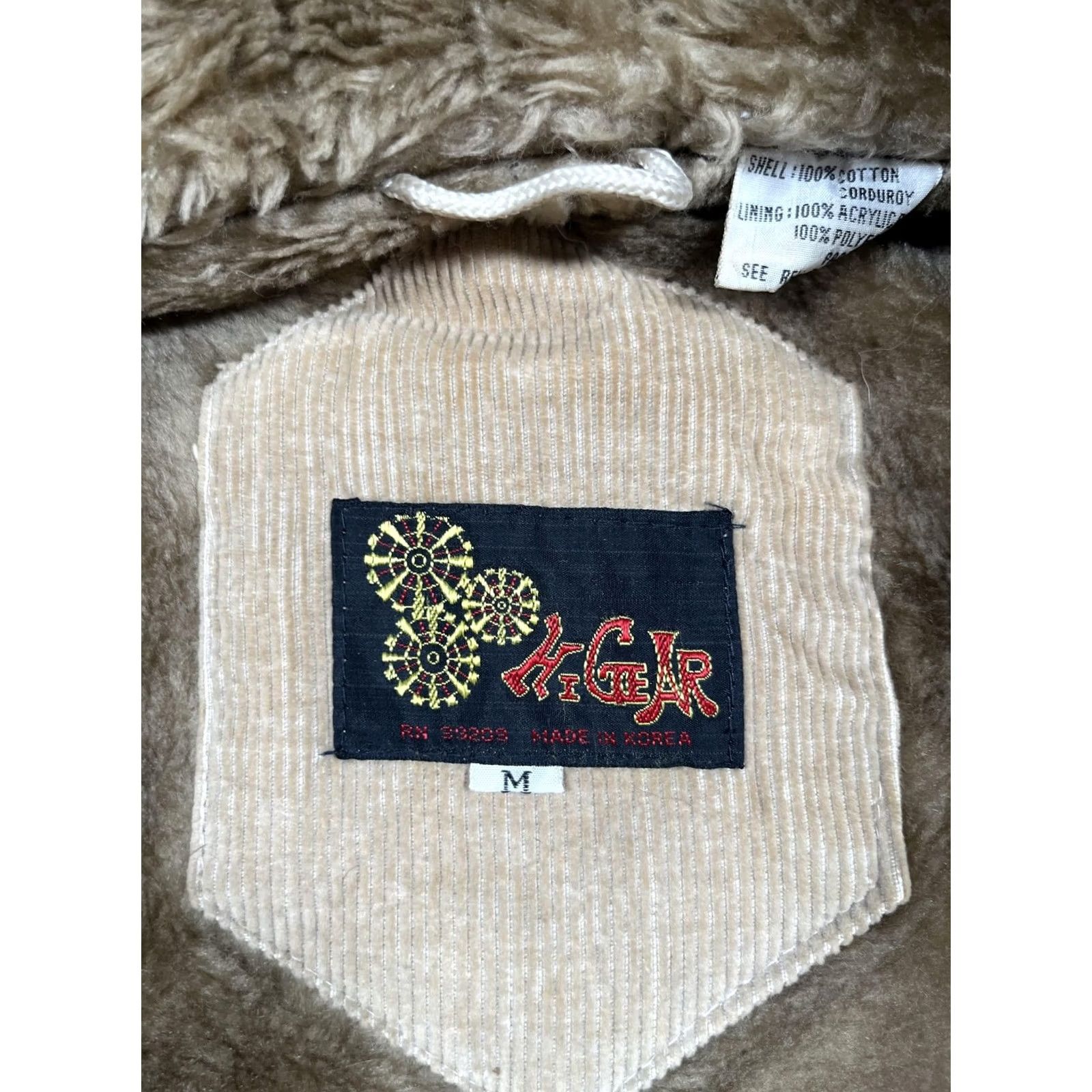 Vintage VINTAGE Hi-Gear Coat Mens M Beige Corduroy Hooded Fur Lined Winter Parka Size US M / EU 48-50 / 2 - 3 Thumbnail