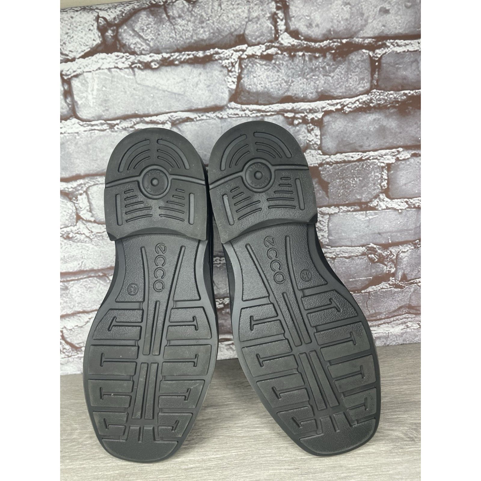 Ecco Ecco Black Leather Apron Toe Slip On Casual Loafers Shoes Me Size US 10 / EU 43 - 16 Thumbnail