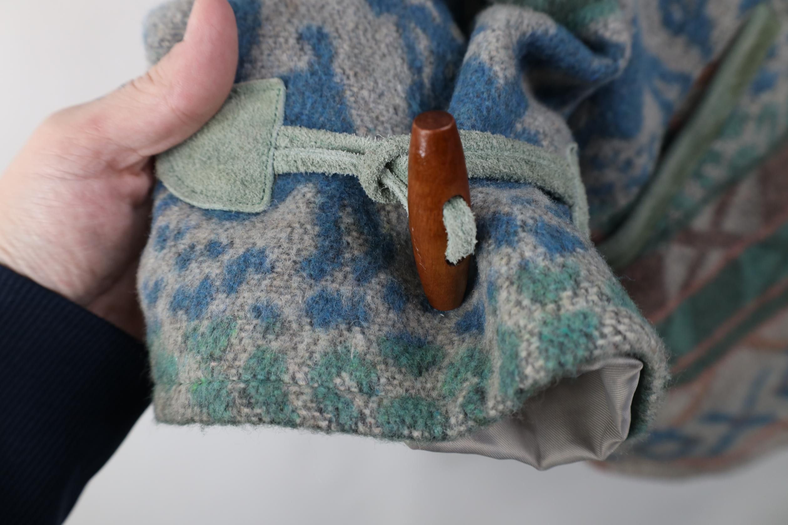 Vintage Vintage 90s Streetwear Button Southwestern Wool Suede Jacket Size XL / US 12-14 / IT 48-50 - 7 Thumbnail