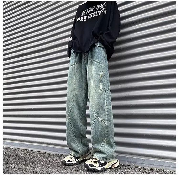 Japanese Brand Hip hop loose fit straight leg jeans Size US 30 / EU 46 - 4 Thumbnail
