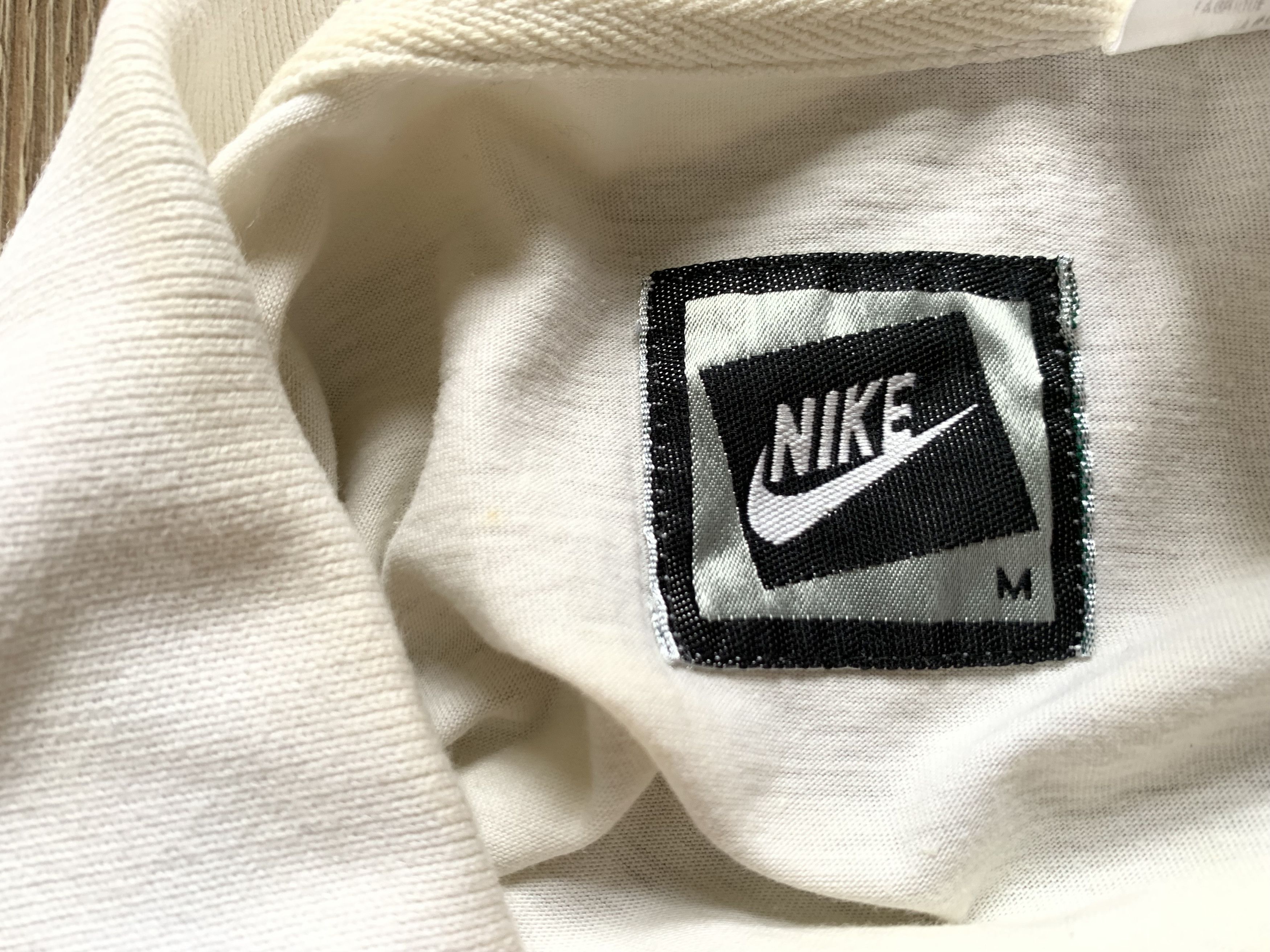 Nike Vintage Nike White Cotton T Shirt Size US M / EU 48-50 / 2 - 7 Thumbnail