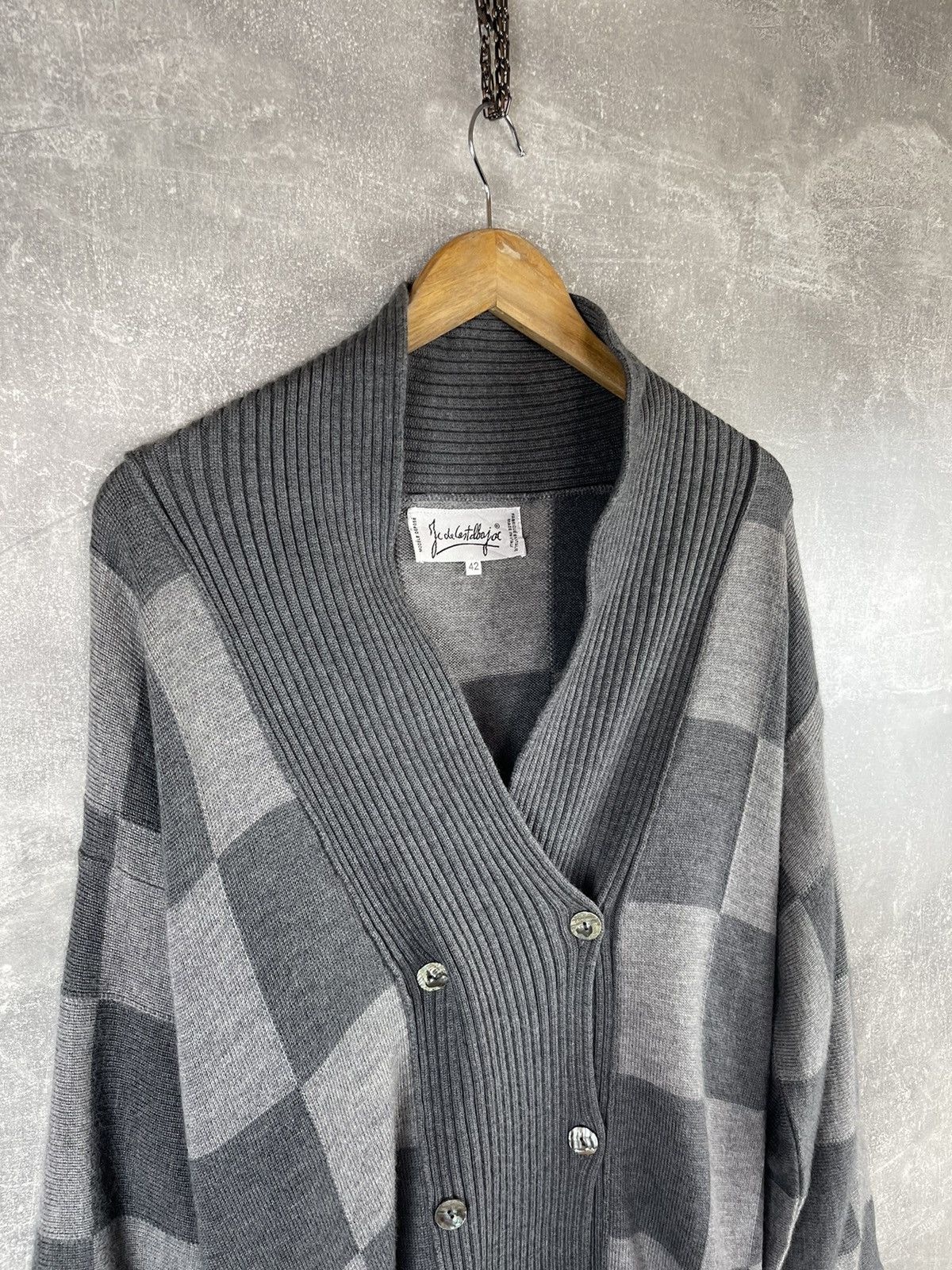 Jean Charles De Castelbajac Jean Charles De Castelbajac Double Breatsed Cardigan Sweater Size M / US 6-8 / IT 42-44 - 5 Thumbnail