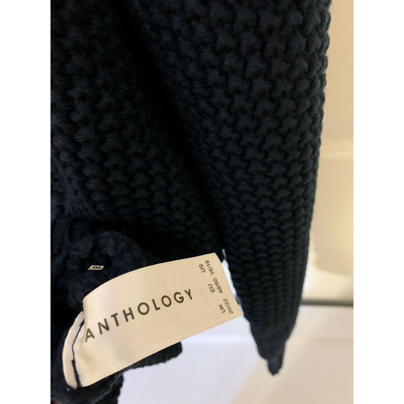 Other Anthology Blue Women's Sz 16-18 Pullover Sweater Cable Size XXL / US 16-18 / IT 52-54 - 5 Thumbnail