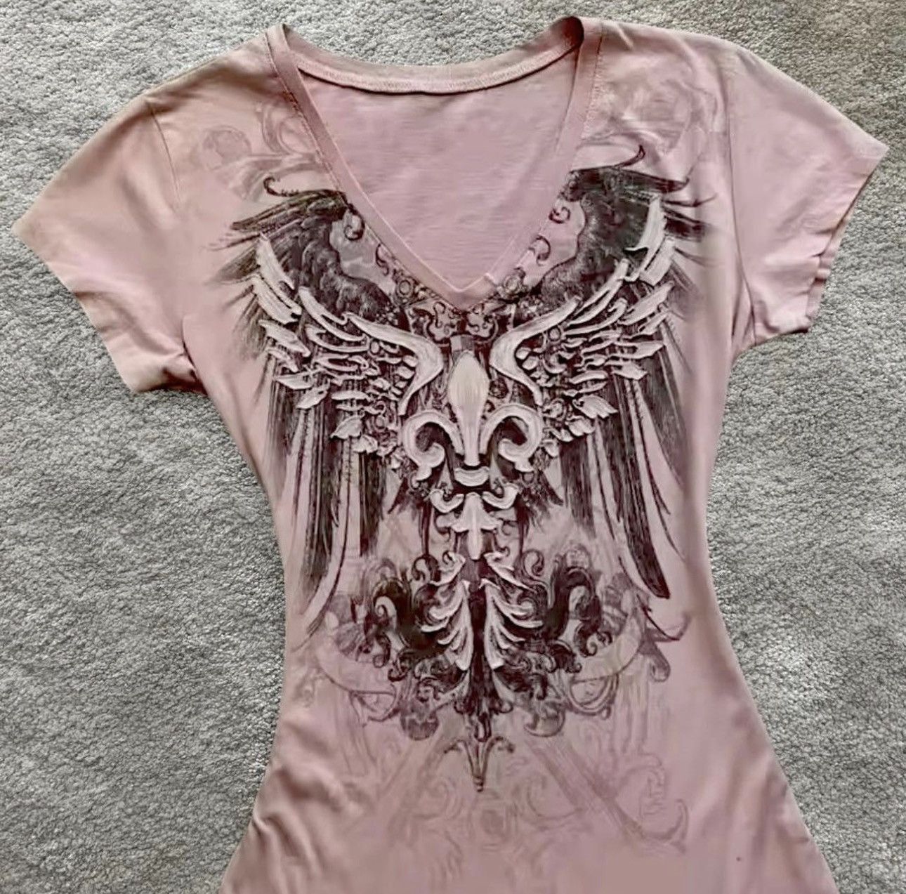 Other Pink and black Y2K grunge shirt #grungevibes Size S / US 4 / IT 40 - 1 Preview