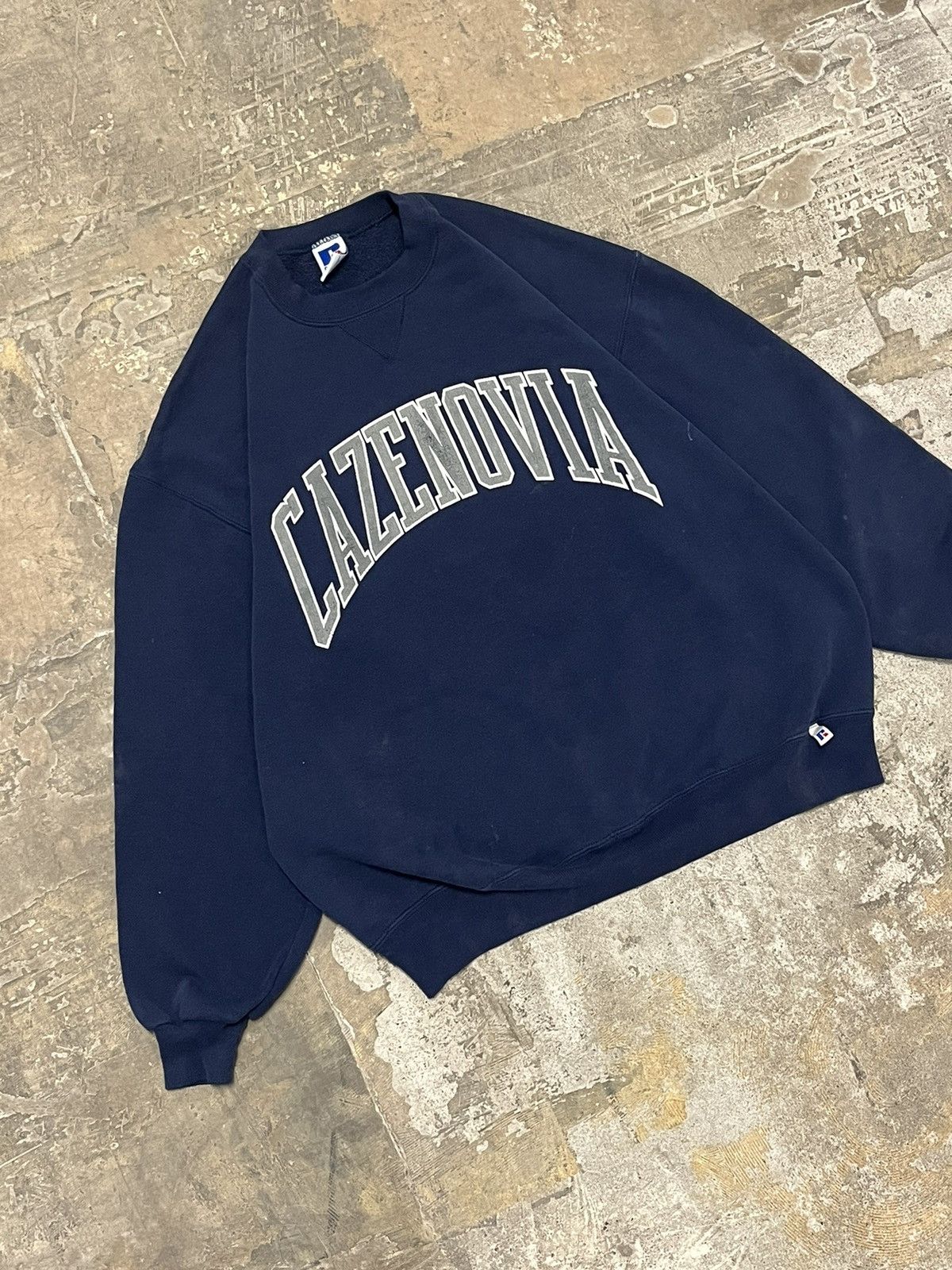 Russell Athletic × Vintage Russell athletic vintage boxy fit sweatshirt Size US XL / EU 56 / 4 - 2 Thumbnail