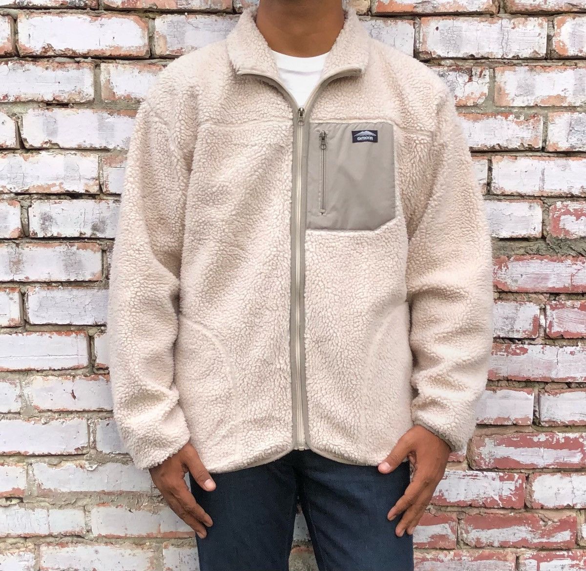 Japanese Brand Outdoor Products Sherpa Fleece Arrak Outdoor Jacket Size US XL / EU 56 / 4 - 5 Thumbnail