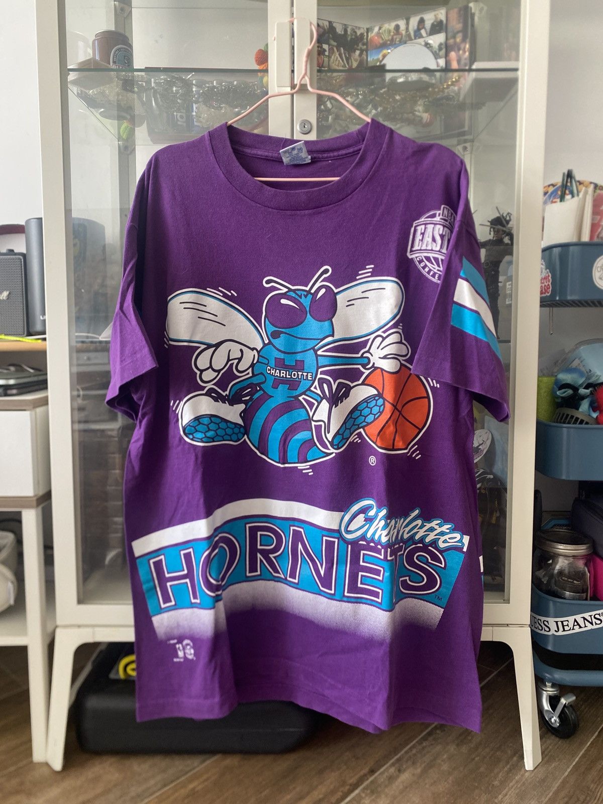 Vintage NBA Charlotte Hornets Vintage Tee Size US L / EU 52-54 / 3 - 1 Thumbnail