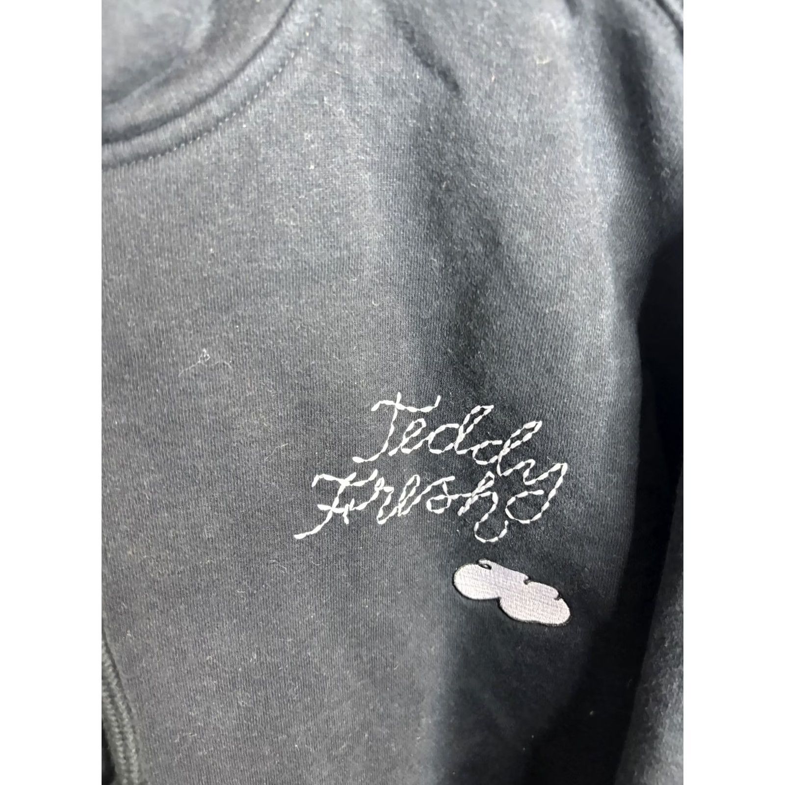 Teddy Fresh Teddy Fresh Peanuts Hoodie Mens Medium Black Embroidered Woodstock Snoopy Graphic Pullover Hooded Pockets Size US M / EU 48-50 / 2 - 3 Thumbnail