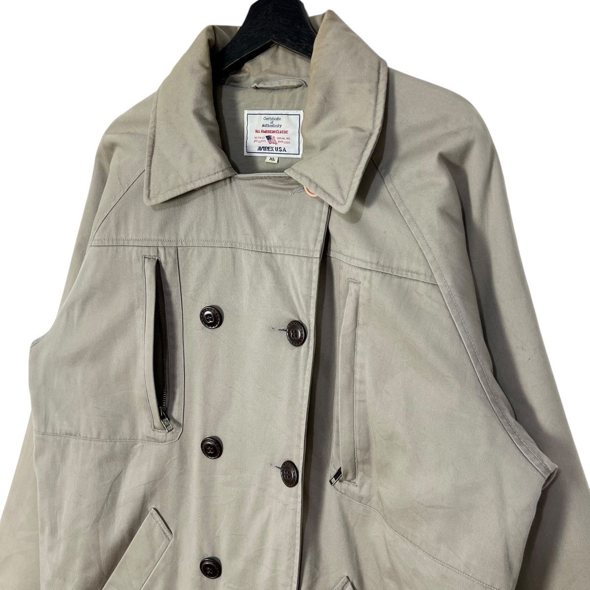 Avirex Avirex Cotton Pea Coat Size US XL / EU 56 / 4 - 5 Thumbnail