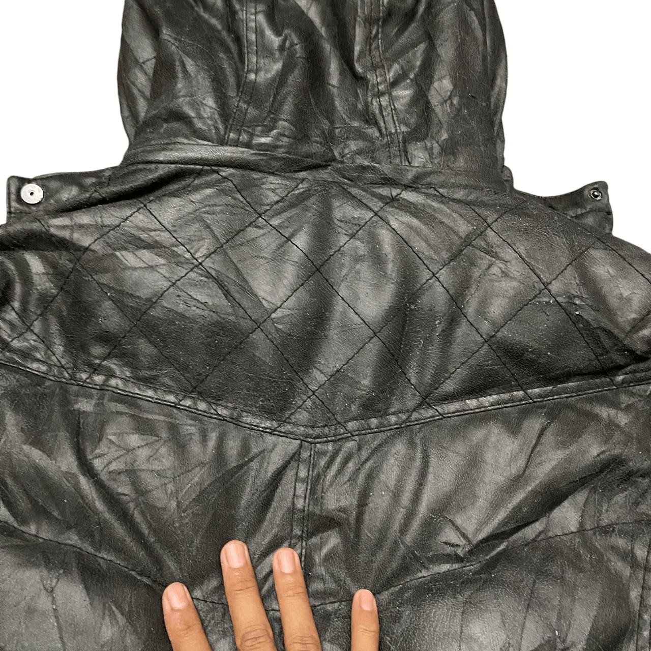 Japanese Brand Vintage Create Barefoot Fur Puffer Synthetic LeatherJacket Size US L / EU 52-54 / 3 - 16 Thumbnail
