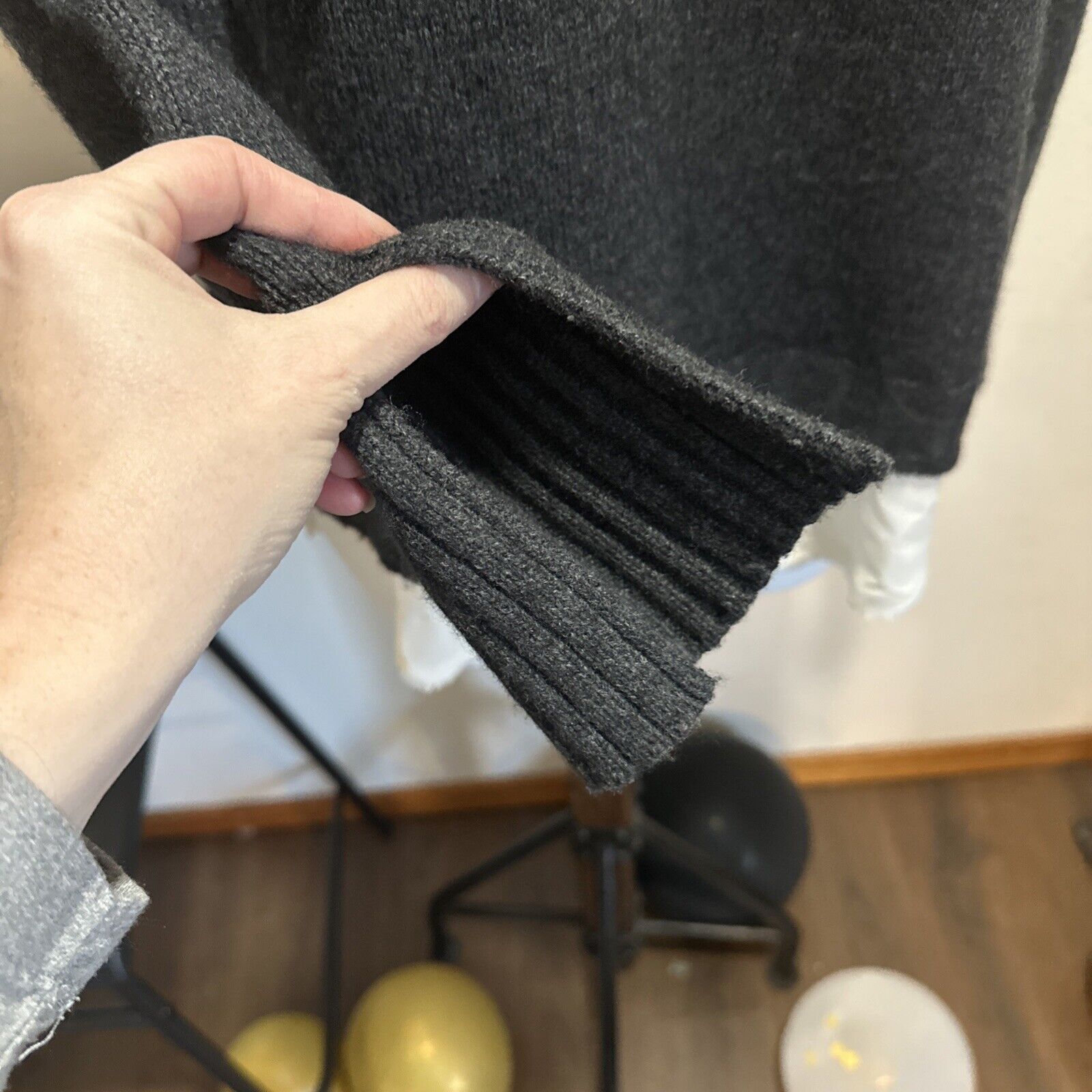 Brochu Walker Brochu Walker Cashmere Wool Layered-Look Sweater - Gray - XS Size XS / US 0-2 / IT 36-38 - 4 Thumbnail