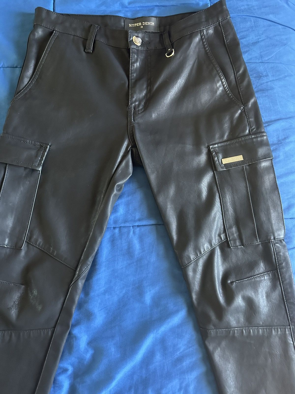 HyperDenim Hyper Denim Slim Fit Leather Pants Size US 28 / EU 44 - 4 Thumbnail