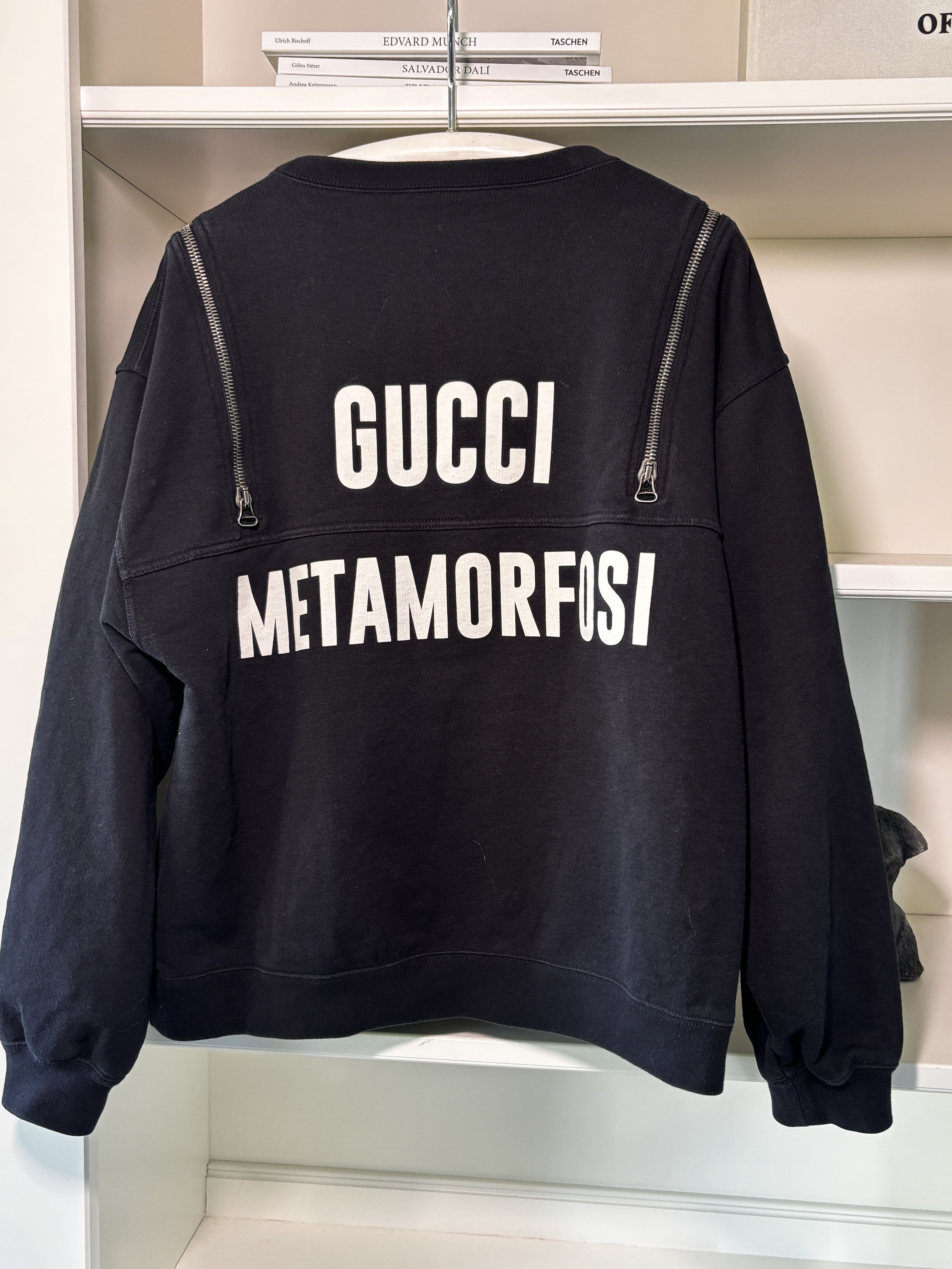 Gucci Gucci Metamorfosi Black Logo Zipper sweatshirt L Size US M / EU 48-50 / 2 - 1 Thumbnail