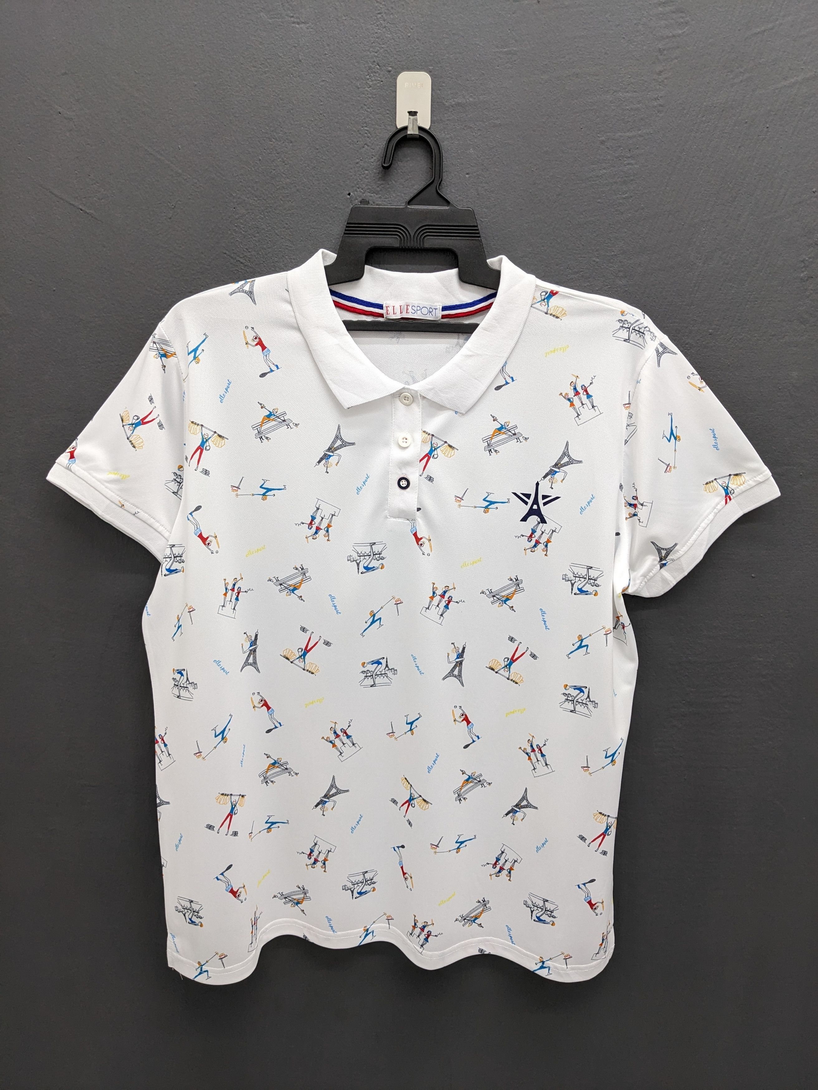 Other ELLE PARIS POLO TSHIRT Size US XXL / EU 58 / 5 - 2 Thumbnail