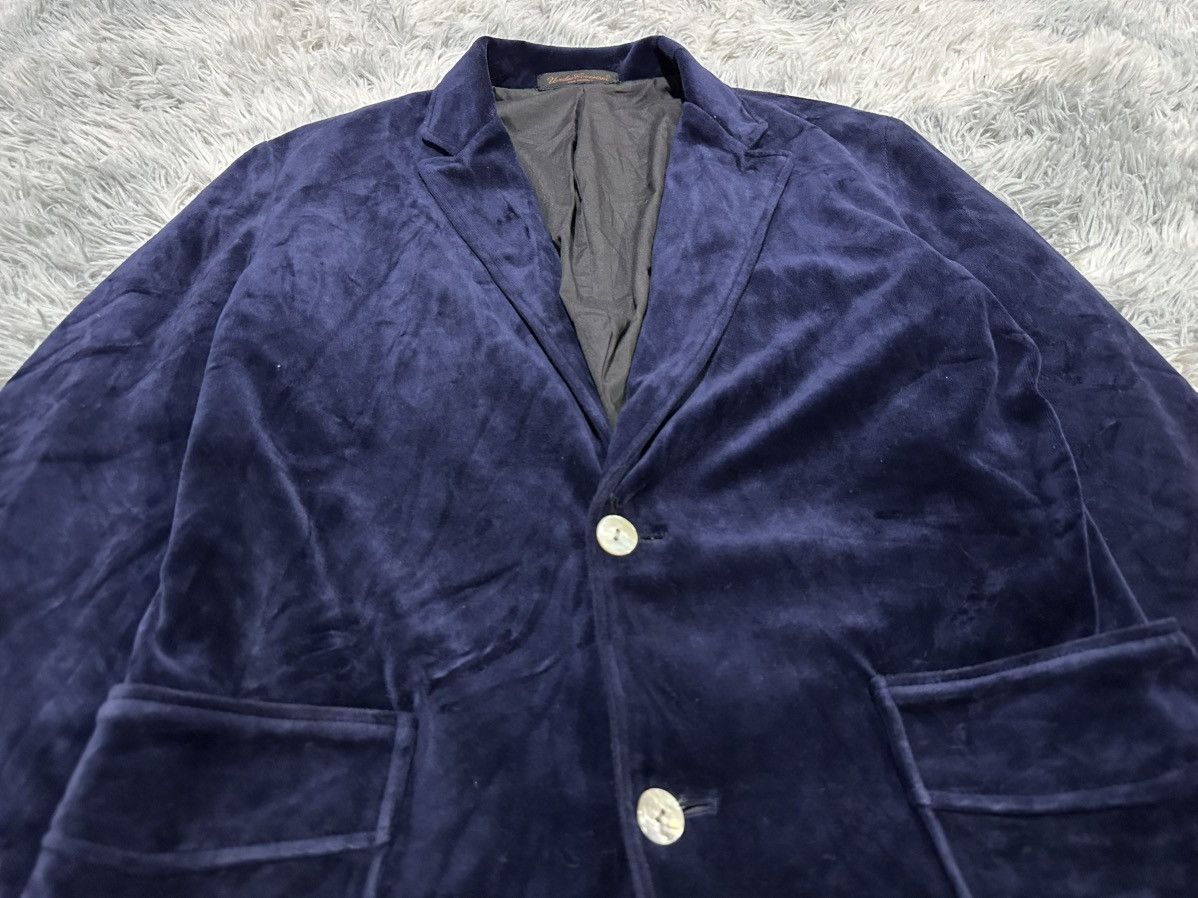 Undercover 🔥Undercoverism Velvet Blazer Jacket Navy Size US L / EU 52-54 / 3 - 3 Thumbnail