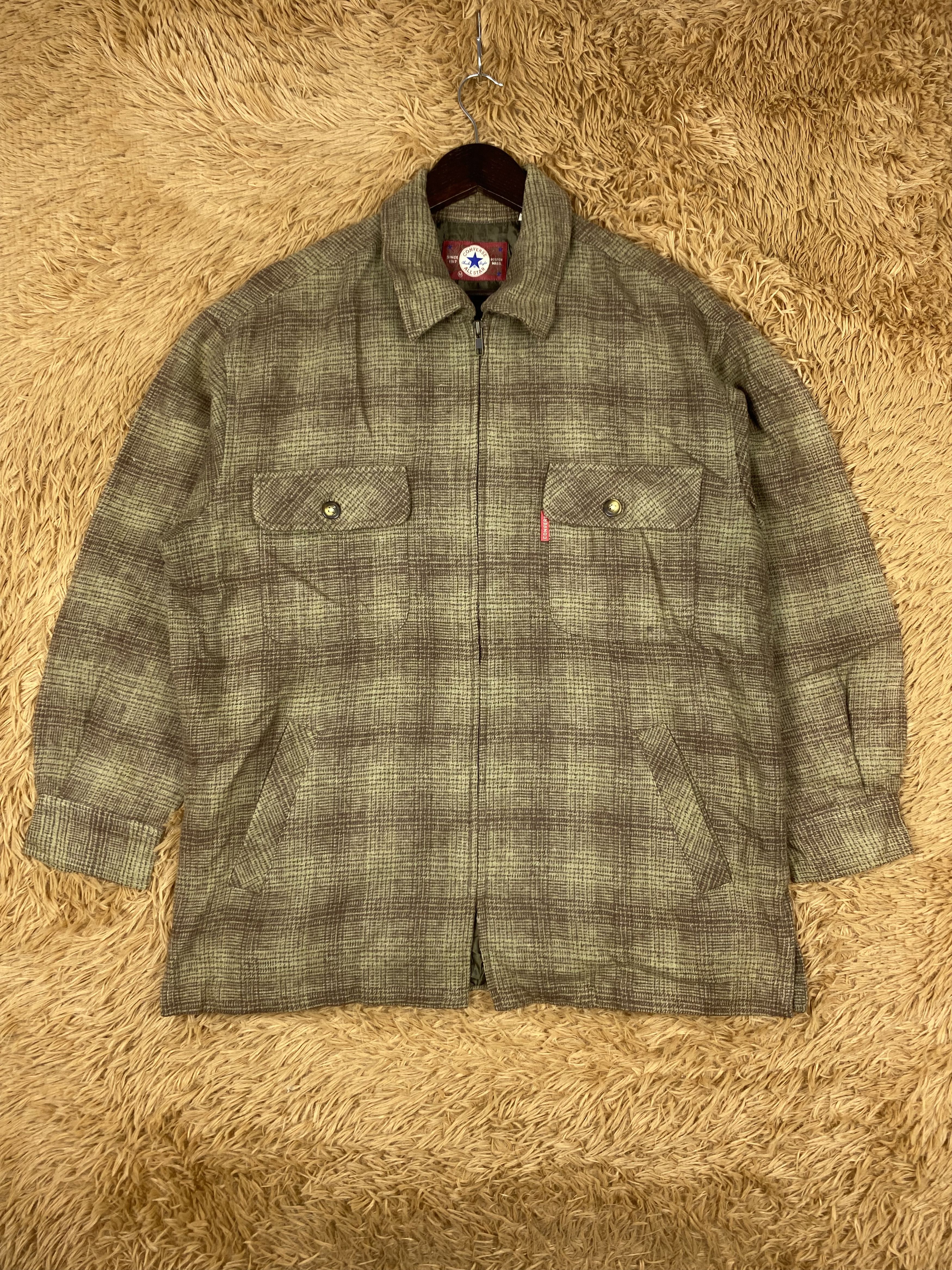 Converse Vintage Converse Checked Jacket DJ1024 Size US M / EU 48-50 / 2 - 1 Thumbnail