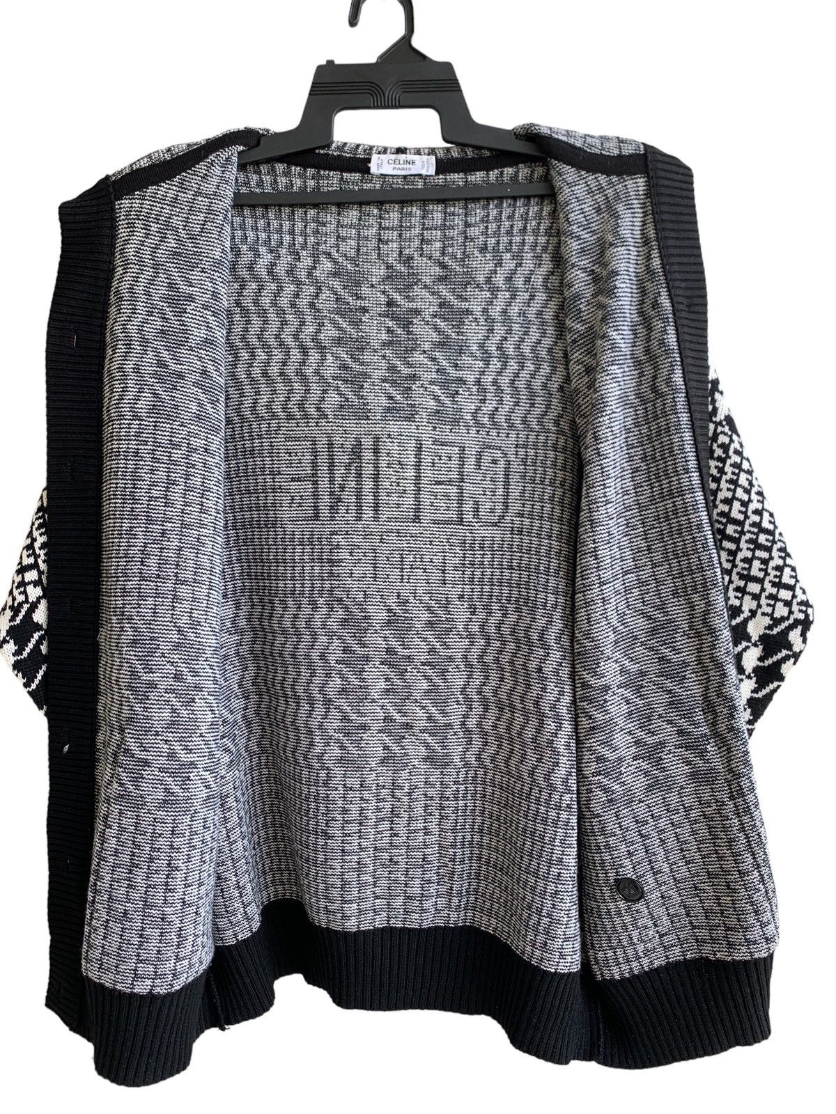 Celine Celine Paris Logo Knitted Hoodie Size S / US 4 / IT 40 - 4 Thumbnail