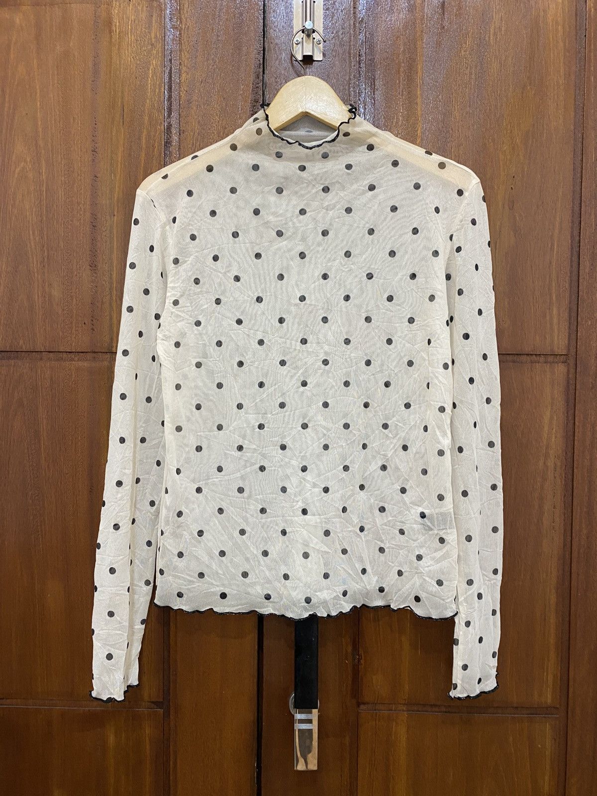 Jean Paul Gaultier Japanese friful polkadot meshtop rare jpg styled Size XL / US 12-14 / IT 48-50 - 1 Thumbnail