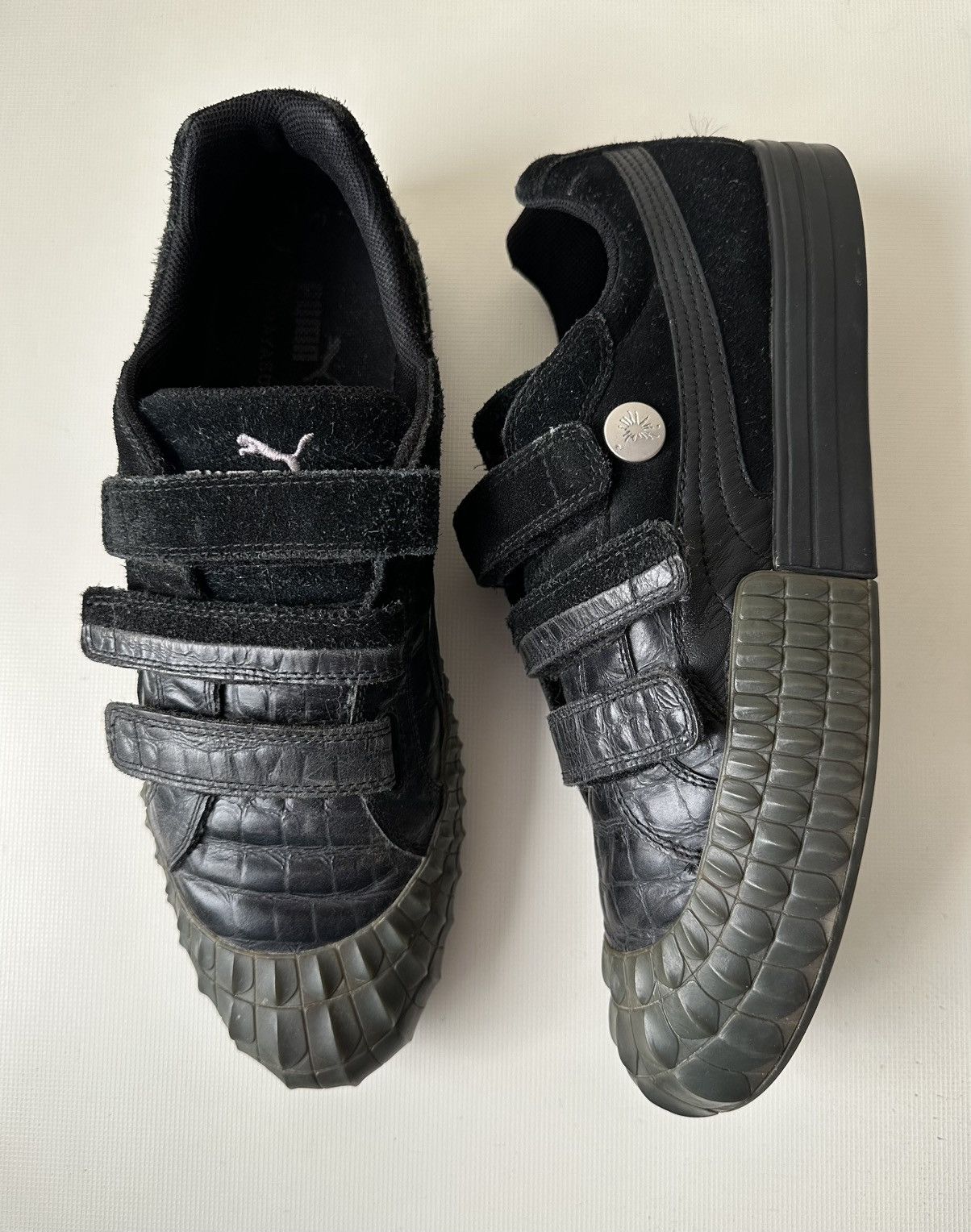 Maison MIHARA YASUHIRO × Puma Puma Mihara Yasuhiro MY-34 black velcro low top sneakers Size US 11 / EU 44 - 5 Thumbnail