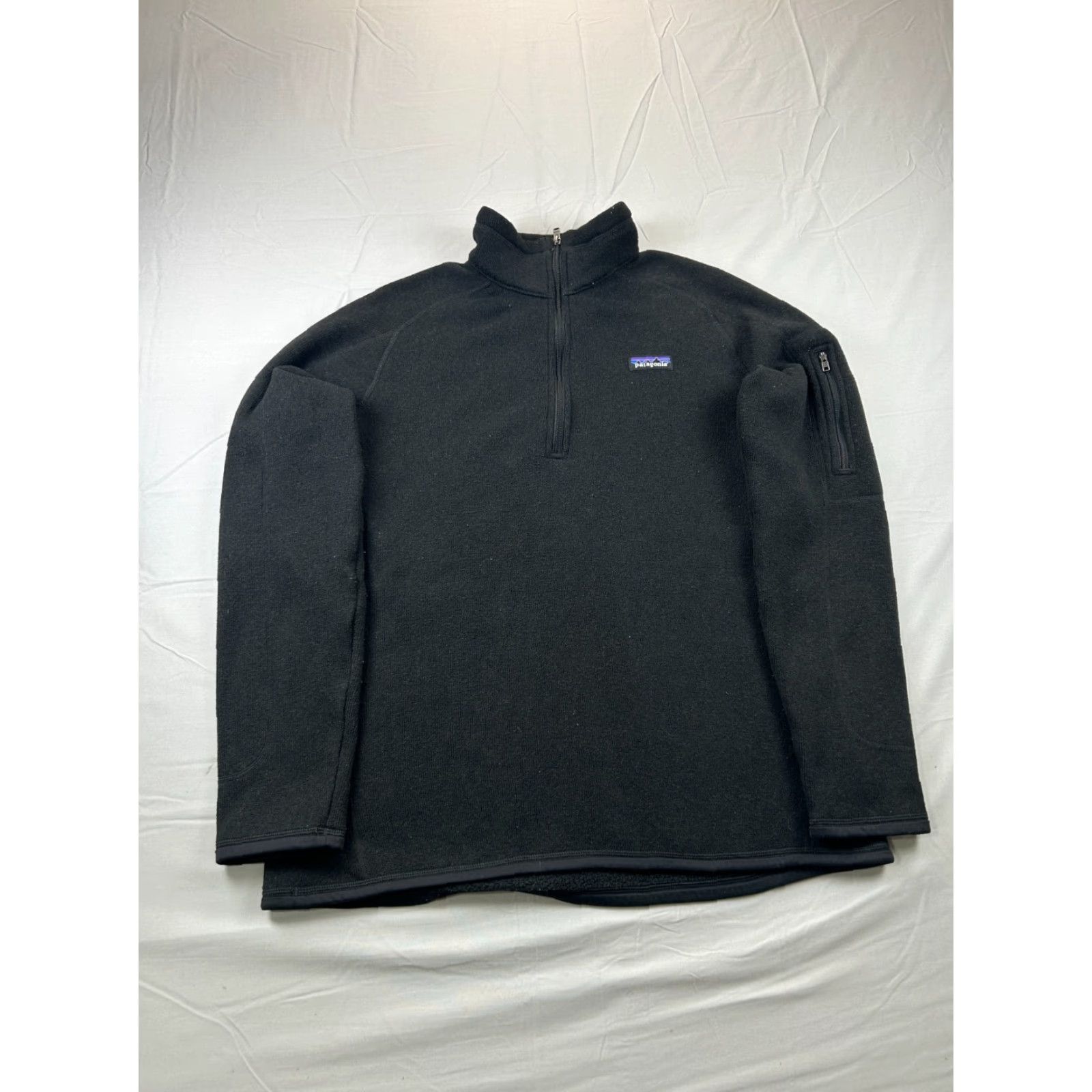 Patagonia Patagonia Better Sweater Jacket Women's XL Black Quarter Zip Fleece Pullover Size XL / US 12-14 / IT 48-50 - 2 Thumbnail