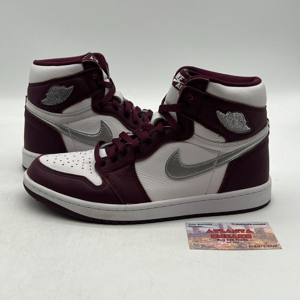 Air Jordan high Bordeaux