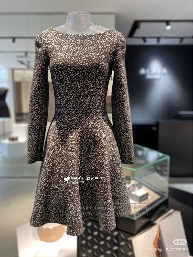 Alaia Alaia Silver wool dress Size S / US 4 / IT 40 - 4 Thumbnail