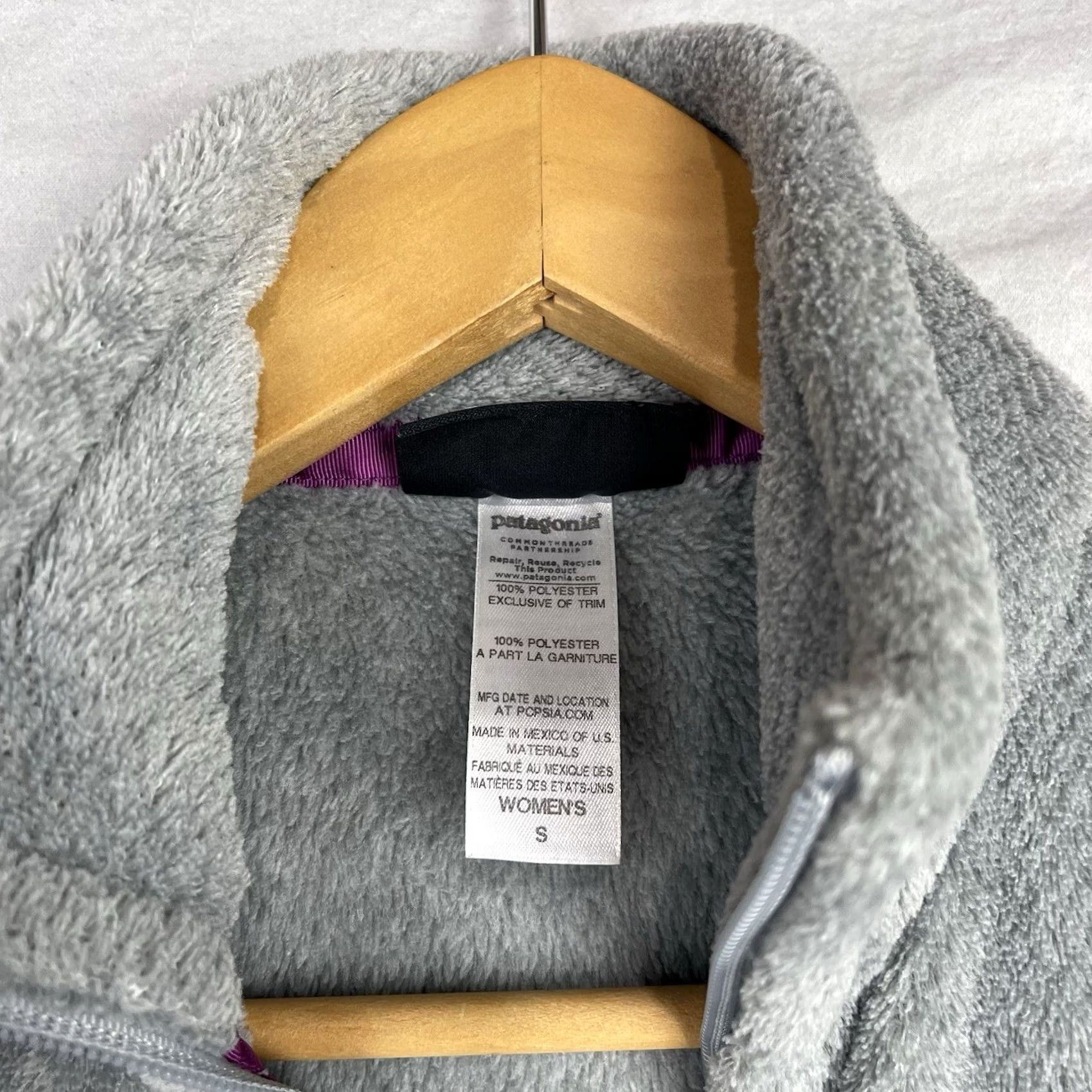 Patagonia Patagonia Vest Womens Small Gray Re-Tool Zip Up Fleece Outdoor Casual 25445 Size S / US 4 / IT 40 - 4 Thumbnail