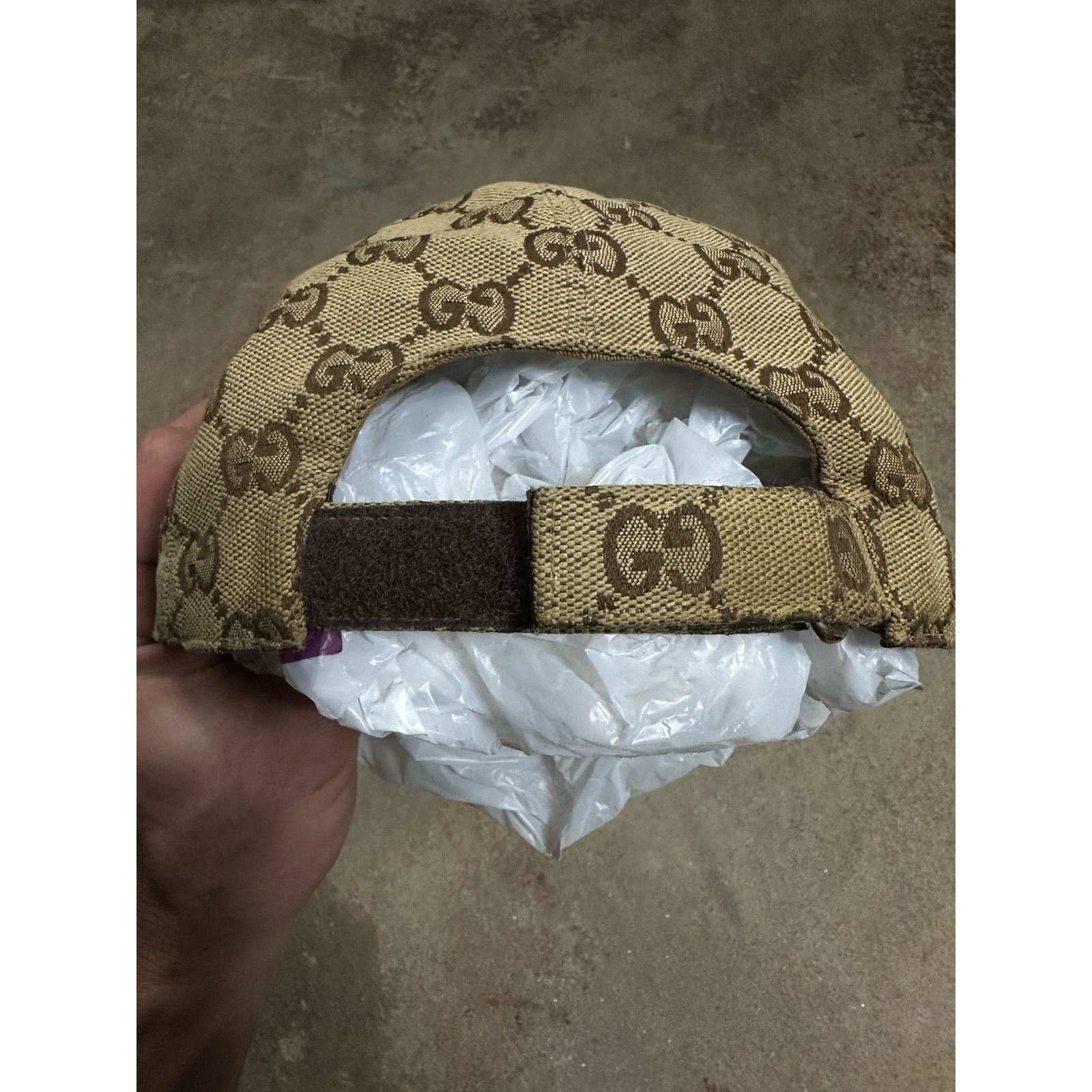 Gucci Gucci Patch Hat Brown Mono Used Medium Size ONE SIZE - 2 Thumbnail