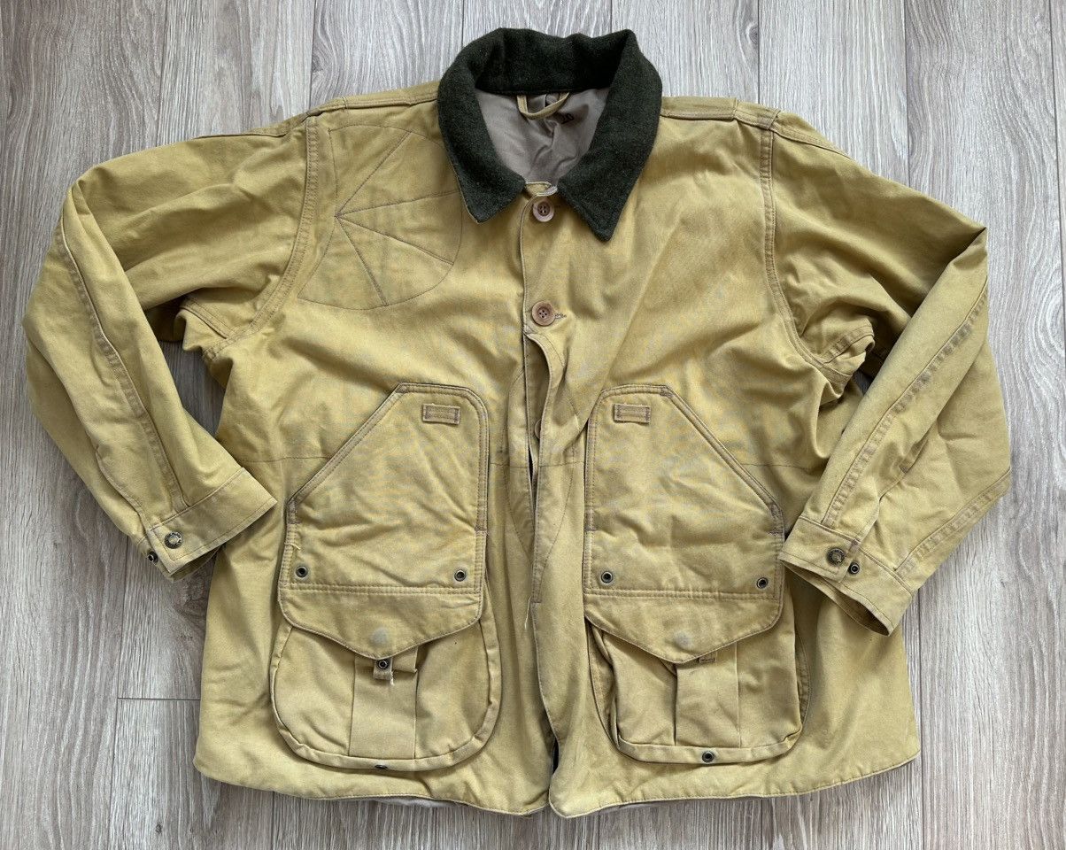 Filson Vintage Filson Tin Cloth Field Waxed Beige Workwear Jacket Size US XXL / EU 58 / 5 - 1 Thumbnail