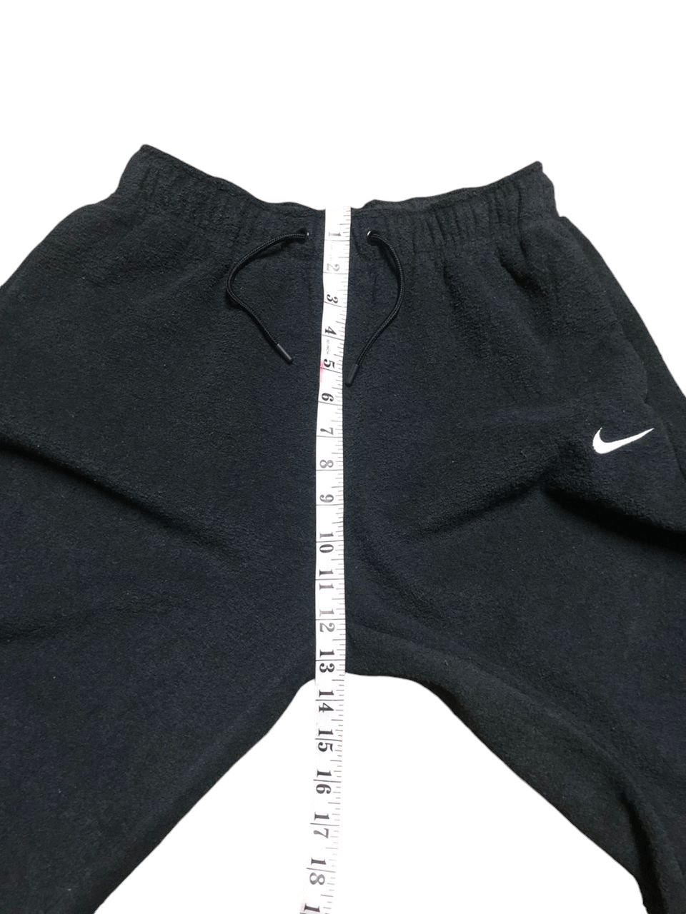 Nike GRAIL💥 Nike Fleece Sweatpants black Waist strenghtable Size US 28 / EU 44 - 12 Thumbnail