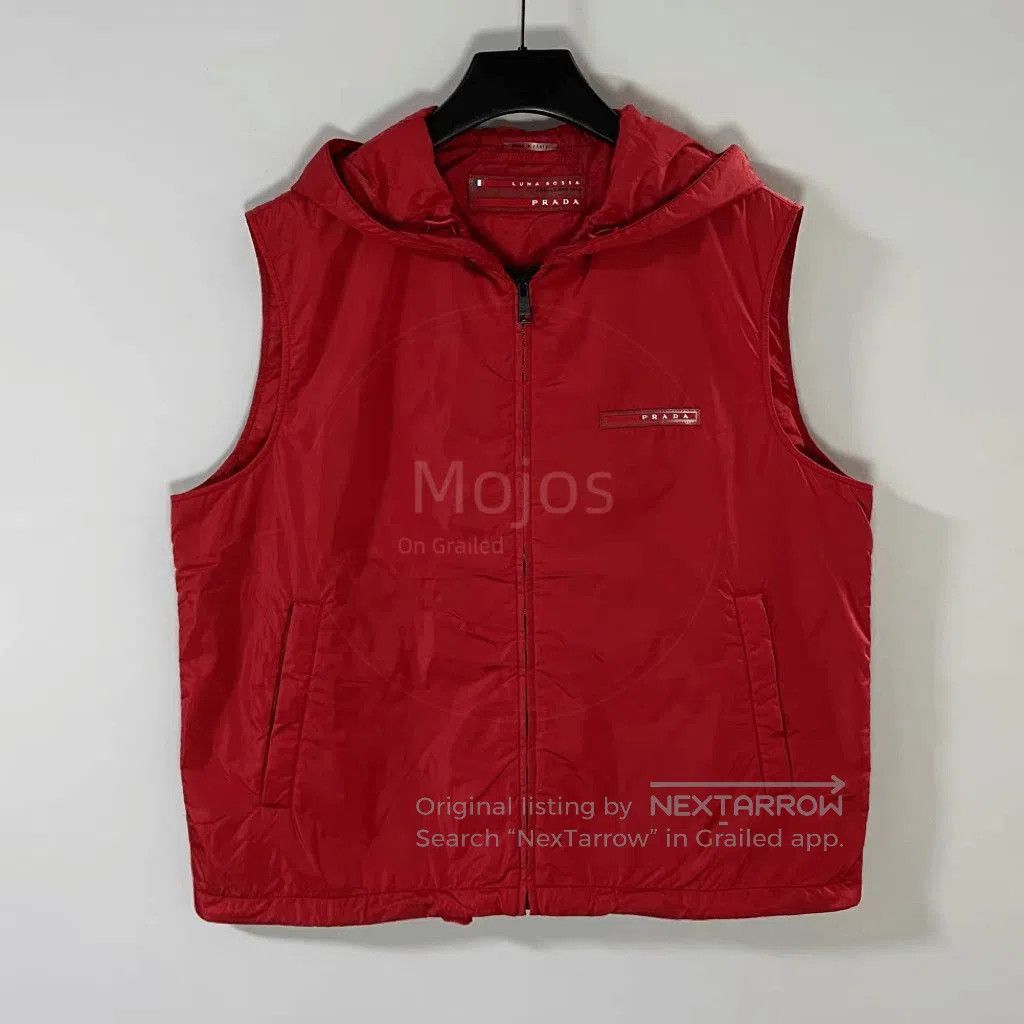 Prada Sz 54 Prada Red Label Hooded Vest. Size US L / EU 52-54 / 3 - 1 Thumbnail