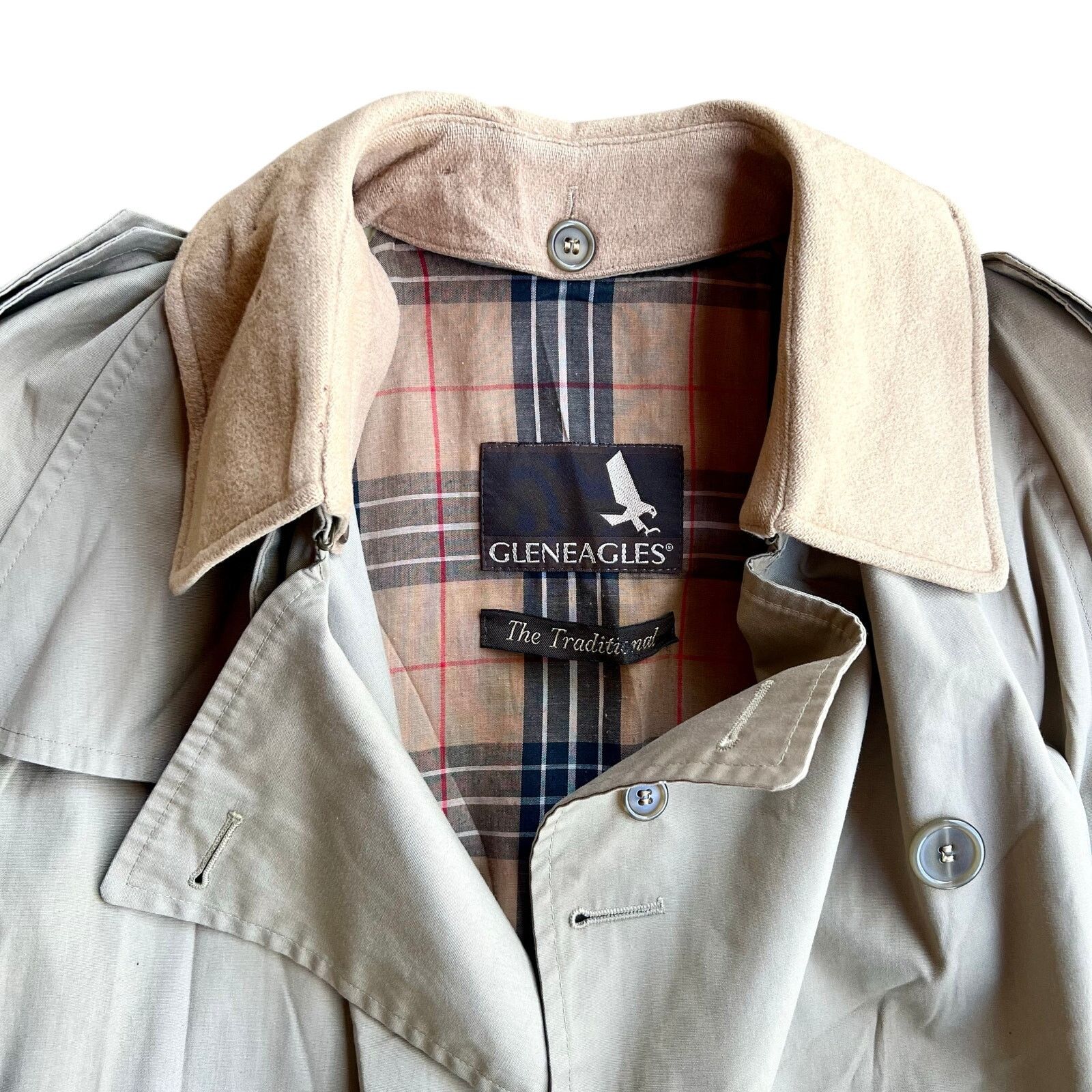 Unknown London Vintage Gleneagles The Traditional Premium Trench Coat Lrg Size US L / EU 52-54 / 3 - 3 Thumbnail