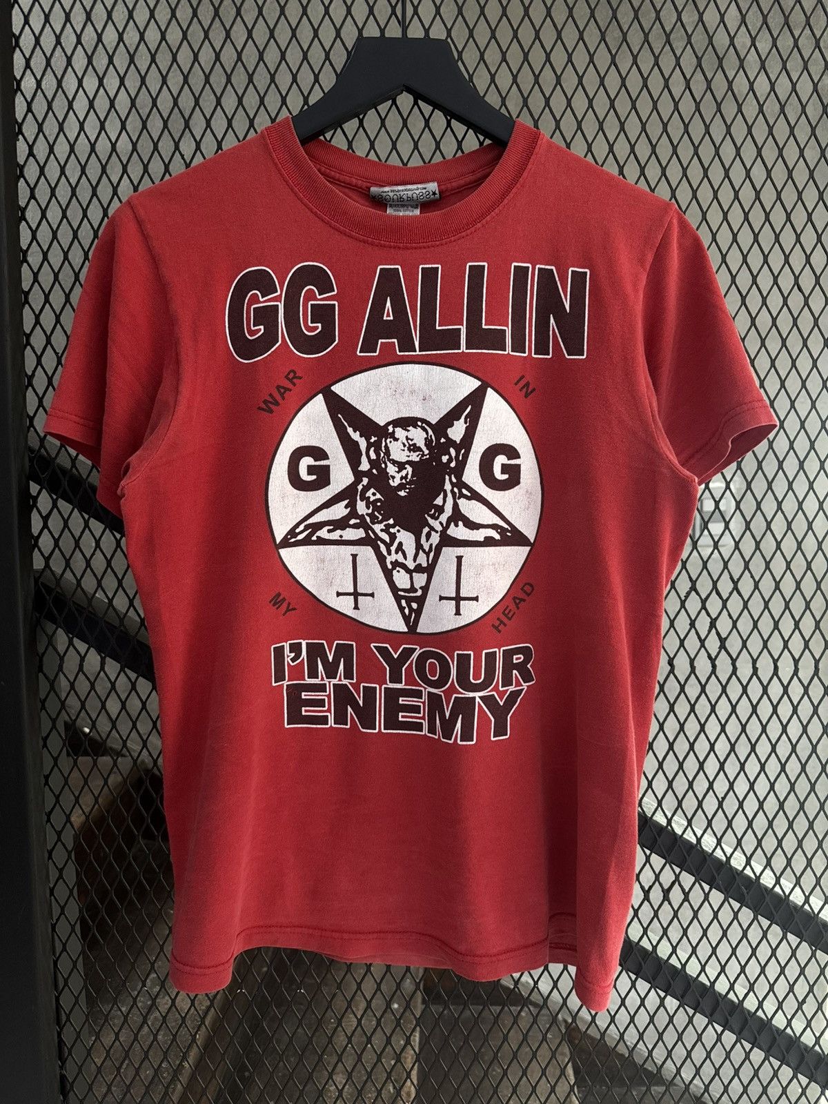 Vintage 2000s GG Allin Im Your Enemy Promo Tee, image size:1200x1600