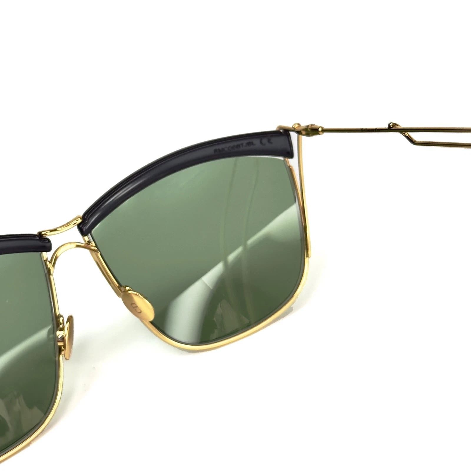 Christian Dior Monsieur CHRISTIAN DIOR SOELECTRIC SO ELECTRIC Gold Black Sunglasses Size ONE SIZE - 3 Thumbnail
