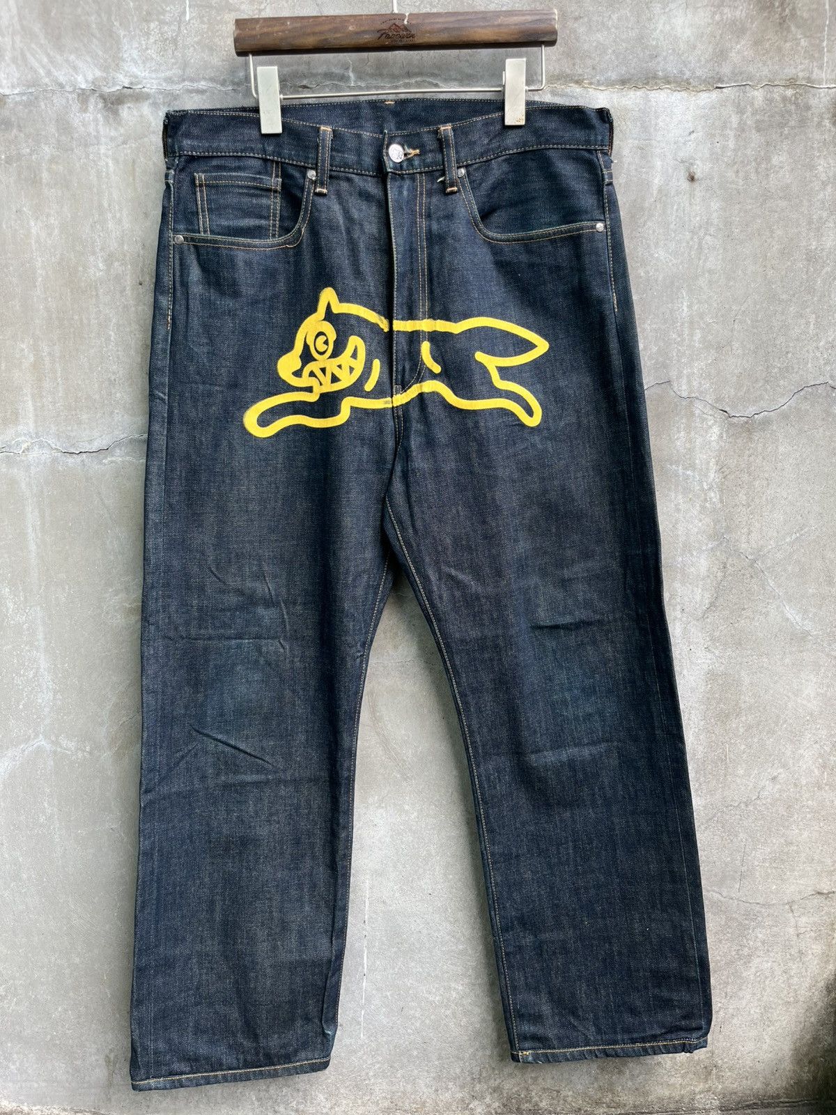 Billionaire Boys Club Running Dog Denim Jeans Size US 35 - 1 Thumbnail