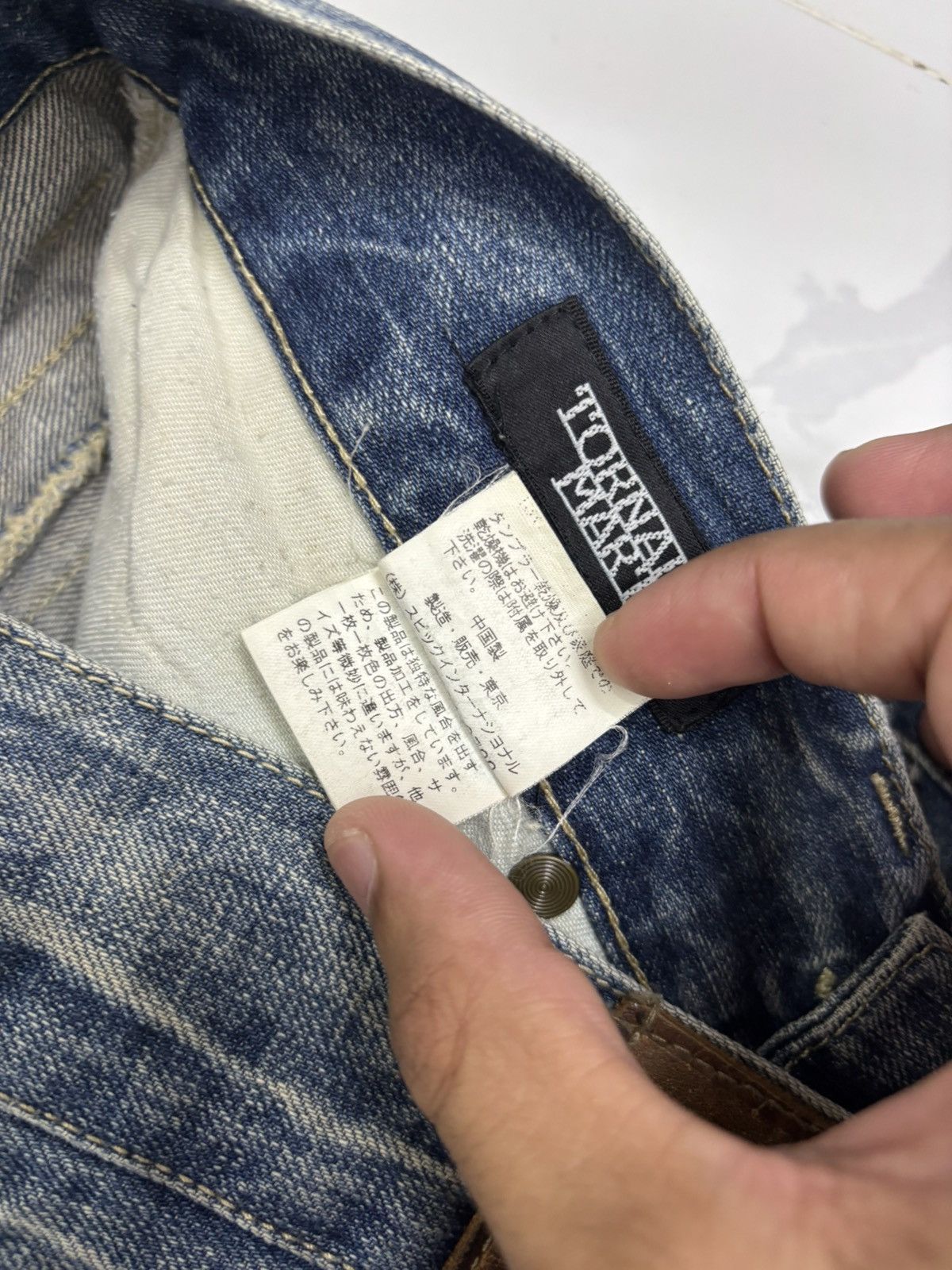 Tornado Mart Tornado Mart Pierced Lace Flared Jeans Distressed Denim Size 32" / US 10 / IT 46 - 14 Thumbnail