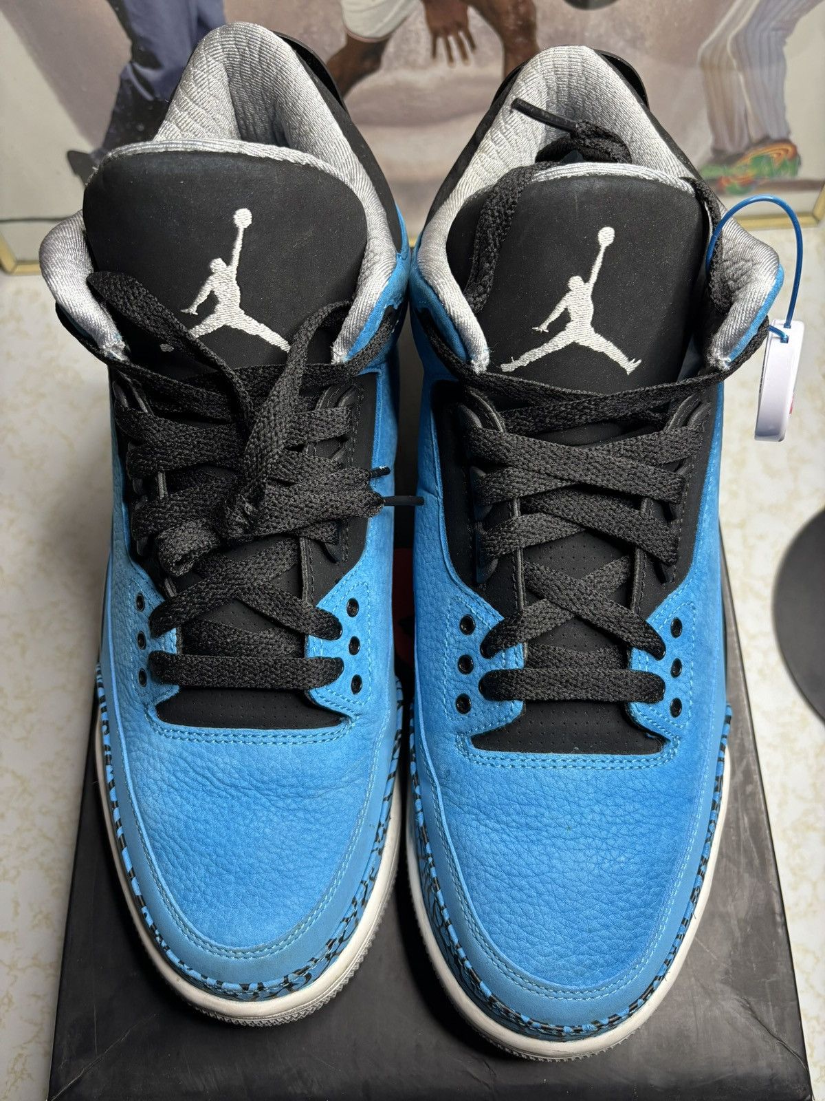 Jordan Brand Air Jordan 4 Retro powder blue Size US 10 / EU 43 - 2 Thumbnail