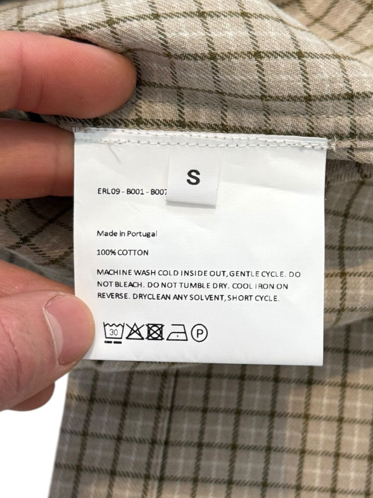 ERL Plaid Button Check Shirt Size US S / EU 44-46 / 1 - 7 Thumbnail