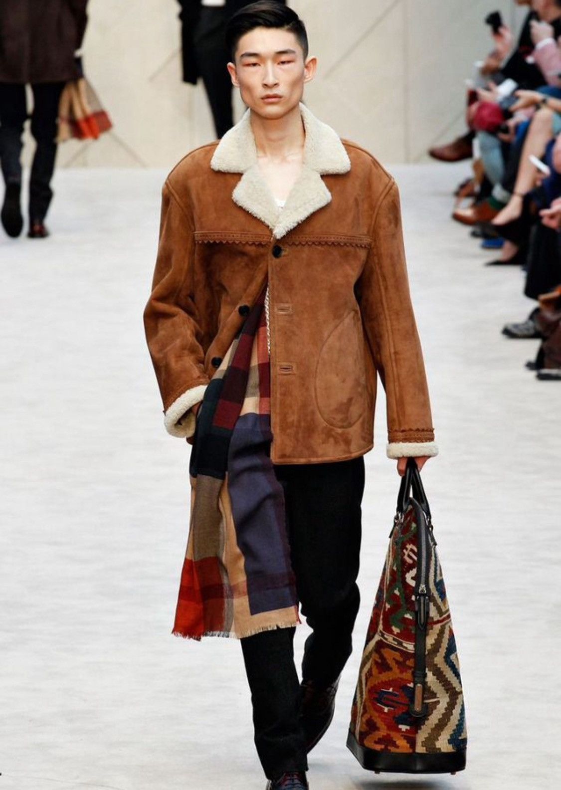 Burberry Prorsum Burberry Prorsum Leather/Shearling Aviator Jacket Size US M / EU 48-50 / 2 - 1 Thumbnail