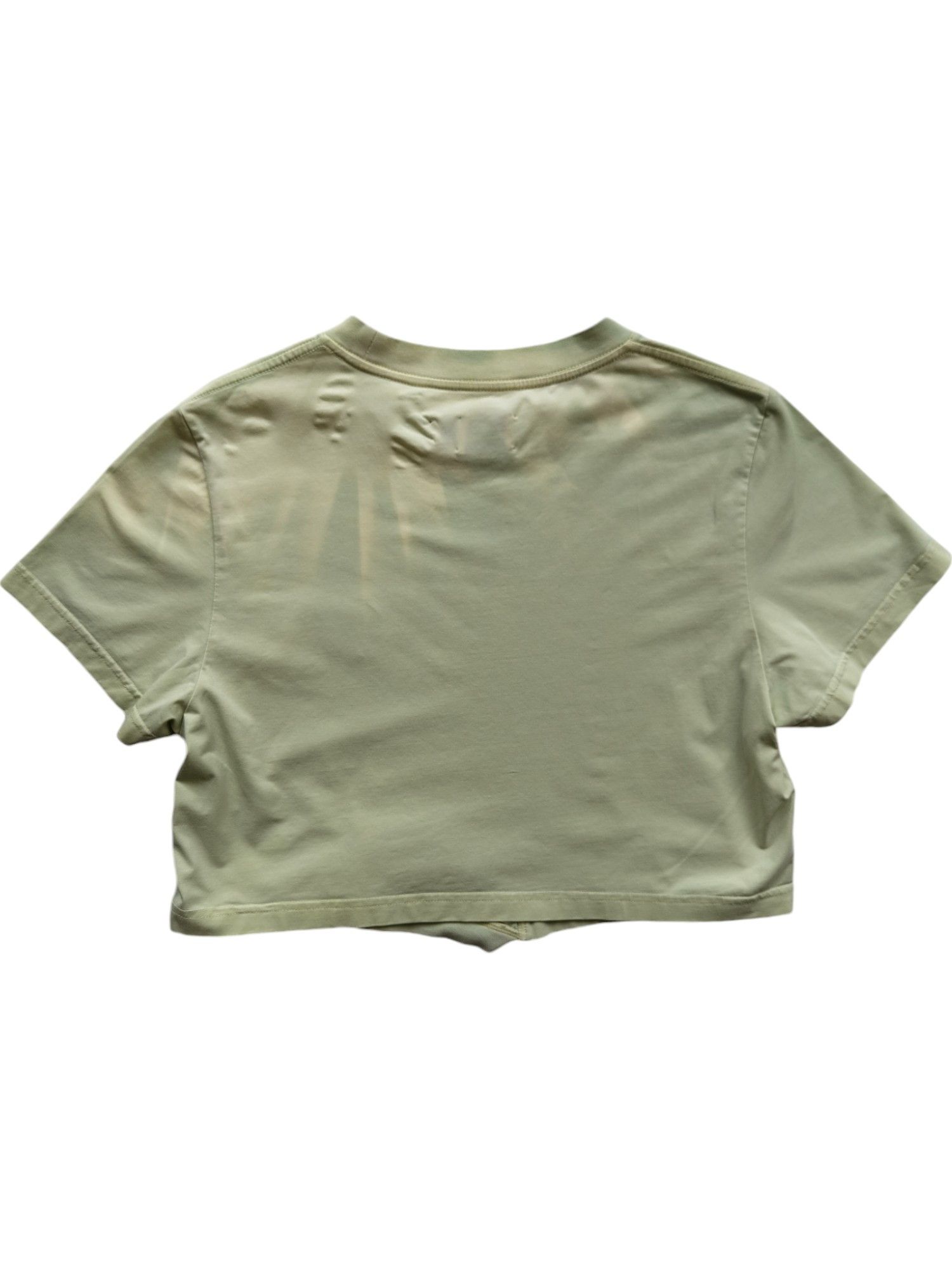 Feng Chen Wang Light Lime Tee With Tie Dye Effect Size S / US 4 / IT 40 - 2 Thumbnail
