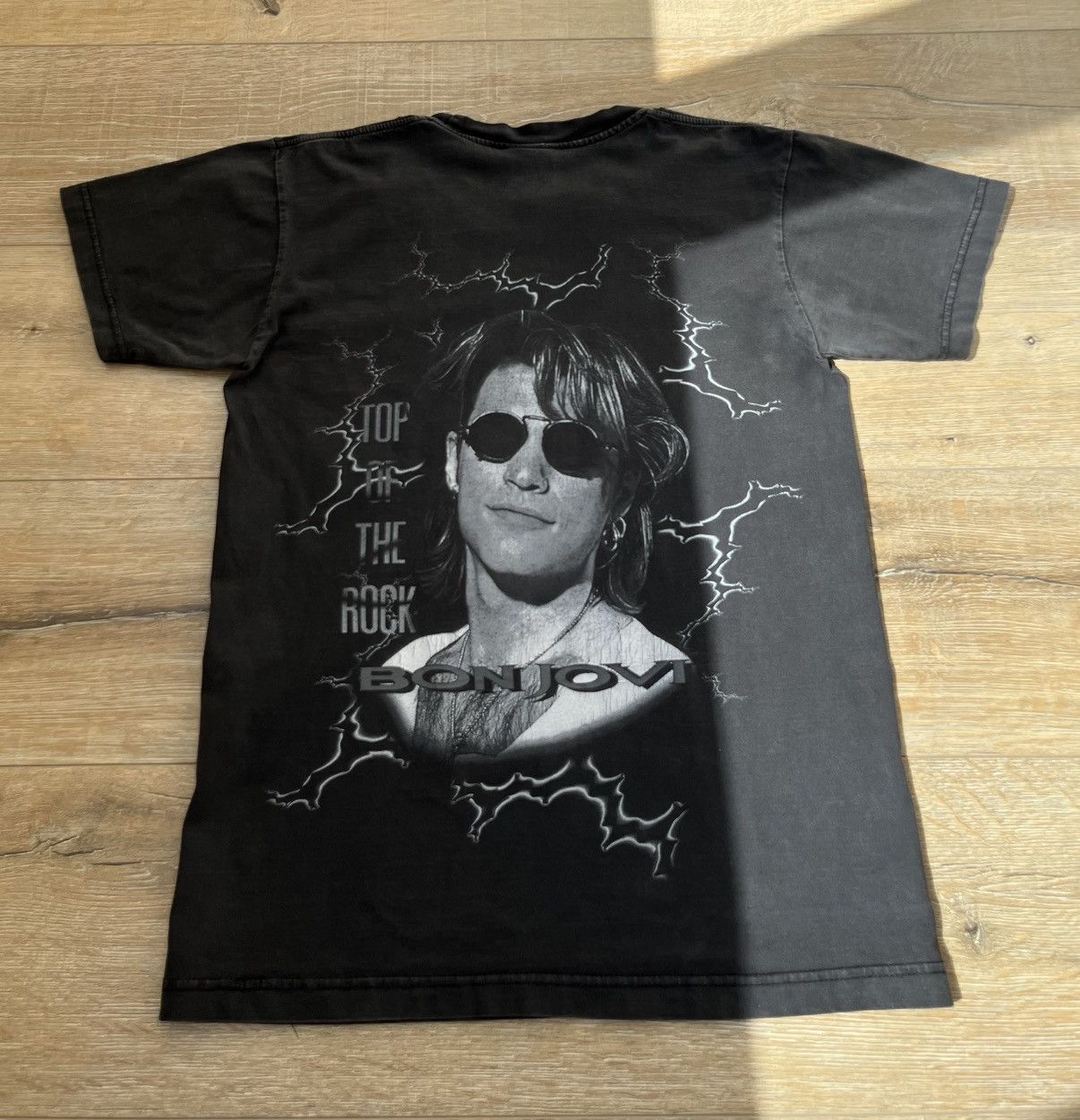 Band Tees × Bon Jovi × Vintage VINTAGE BON JOVI TOP OF THE ROCK T-SHIRT 90S Size US M / EU 48-50 / 2 - 11 Thumbnail