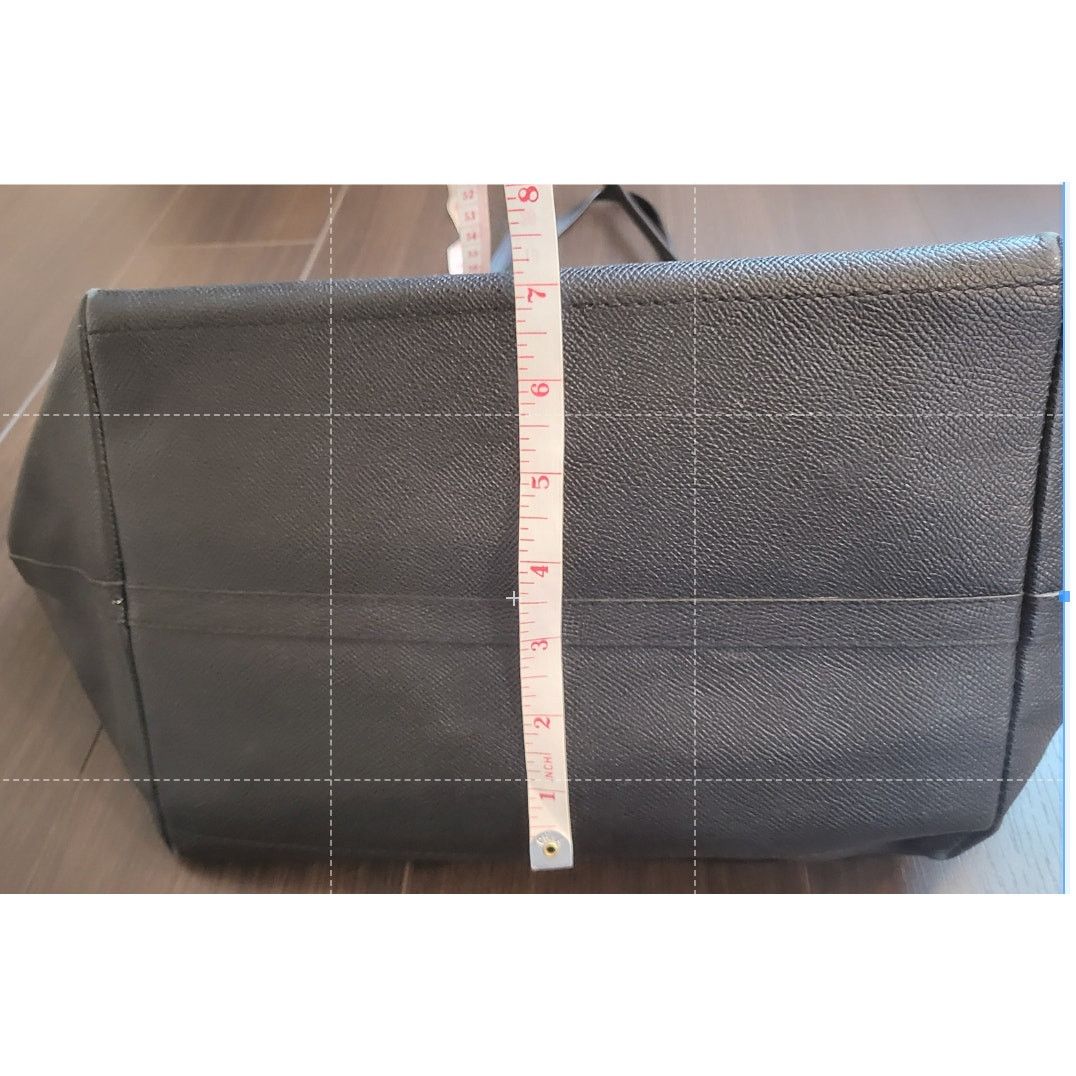 Coach Authenticated Black Leather Coach Tote F1473-33581 Shoulder Size ONE SIZE - 5 Thumbnail