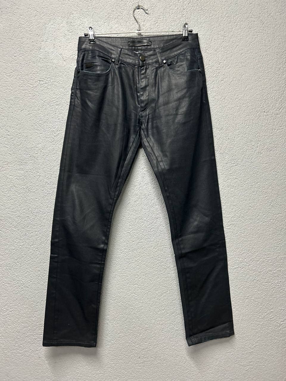 Porsche Design Chester Bennington Porsche Design mens waxed jeans W32 Size US 32 / EU 48 - 4 Thumbnail