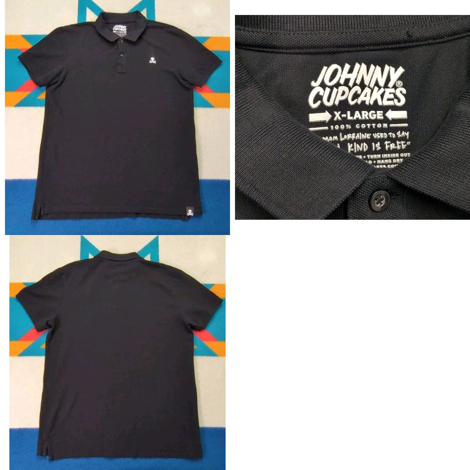 Psycho Bunny Psycho Bunny Polo Shirt Lot Cotton Embroidered XL Men Size 8 XL Johnny Cupcakes Polo Shirt Multicolor Embroidered Logo Casual Sports Size US XL / EU 56 / 4 - 8 Thumbnail